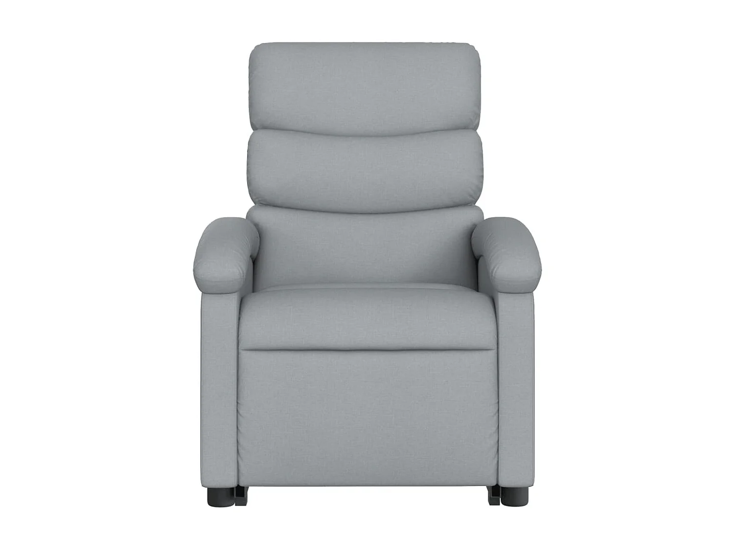 Fauteuil inclinable-Chaise de relax-Fauteuil TV Gris clair Tissu SHL4282