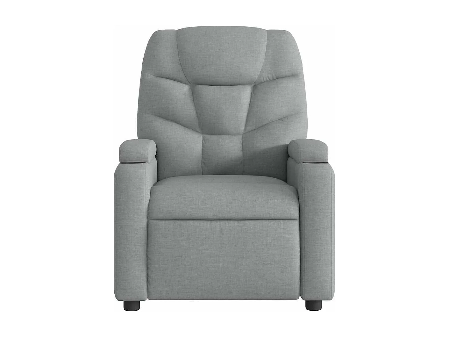 Fauteuil inclinable électrique-Chaise de relax-Fauteuil salon Gris clair Tissu SHL4485