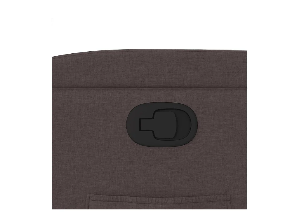 Sillón de relax | Silla | Sillón reclinable de tela marrón oscuro SHL4703