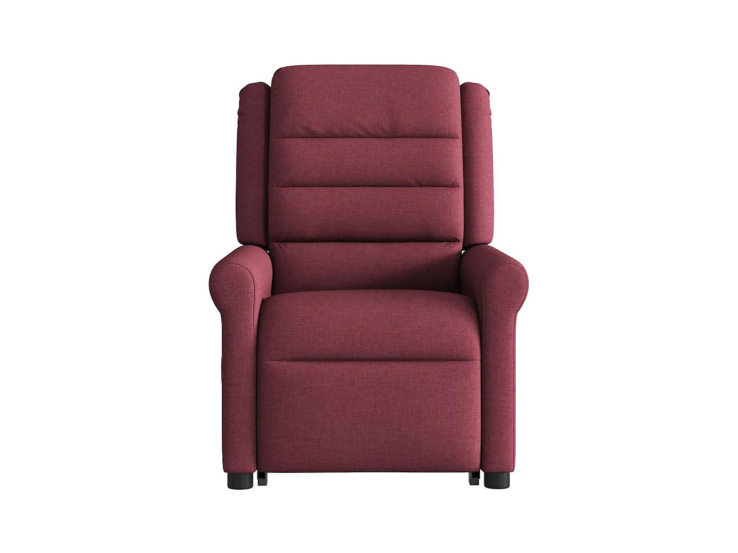 Sillón de relax | Sillón reclinable de masaje elevable tela rojo tinto SHL5735