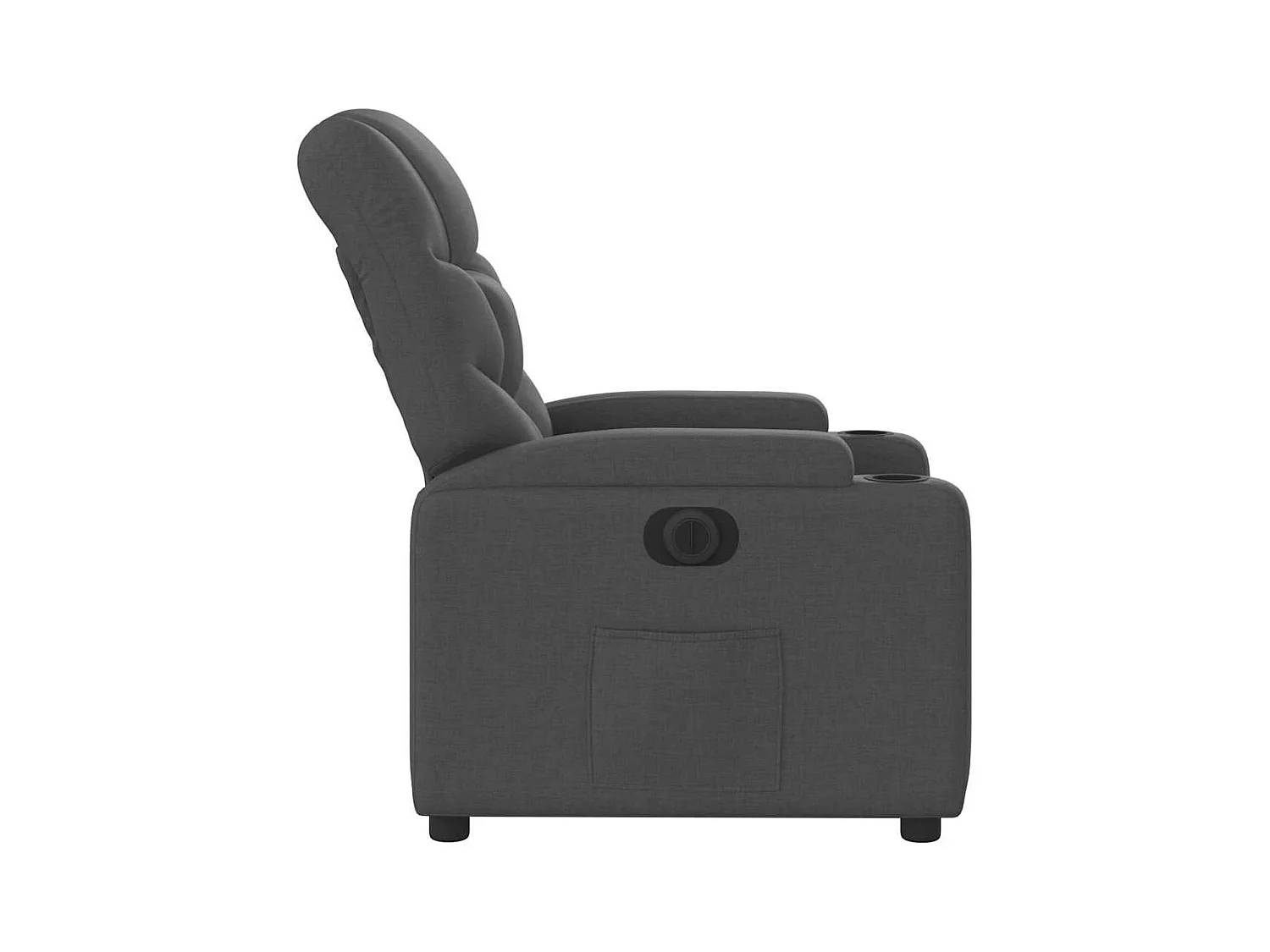 Sillón de relax | Silla | Sillón reclinable eléctrico de tela gris oscuro SHL7726