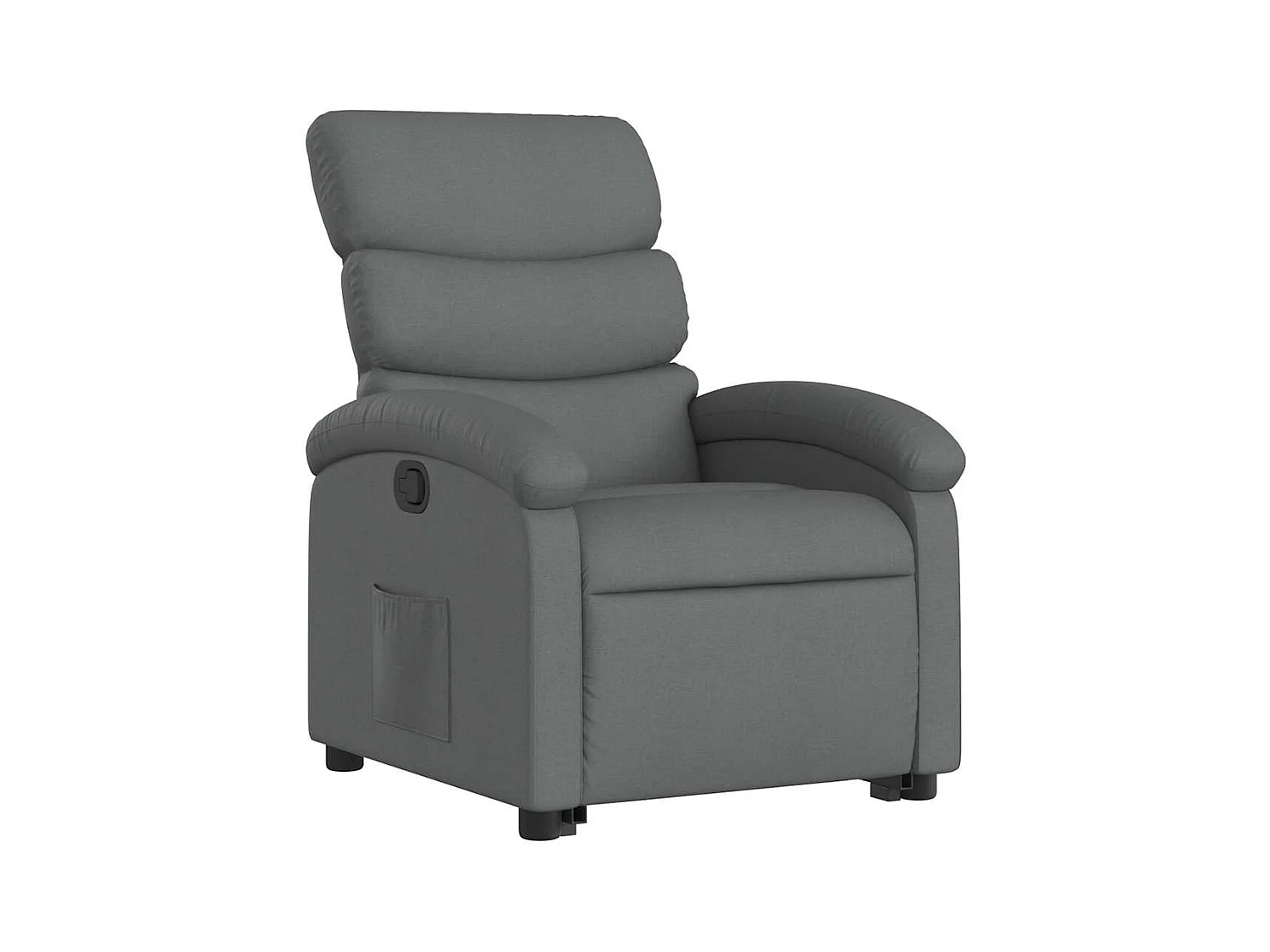 Sillón de relax | Silla | Sillón reclinable elevable de tela gris oscuro SHL8334