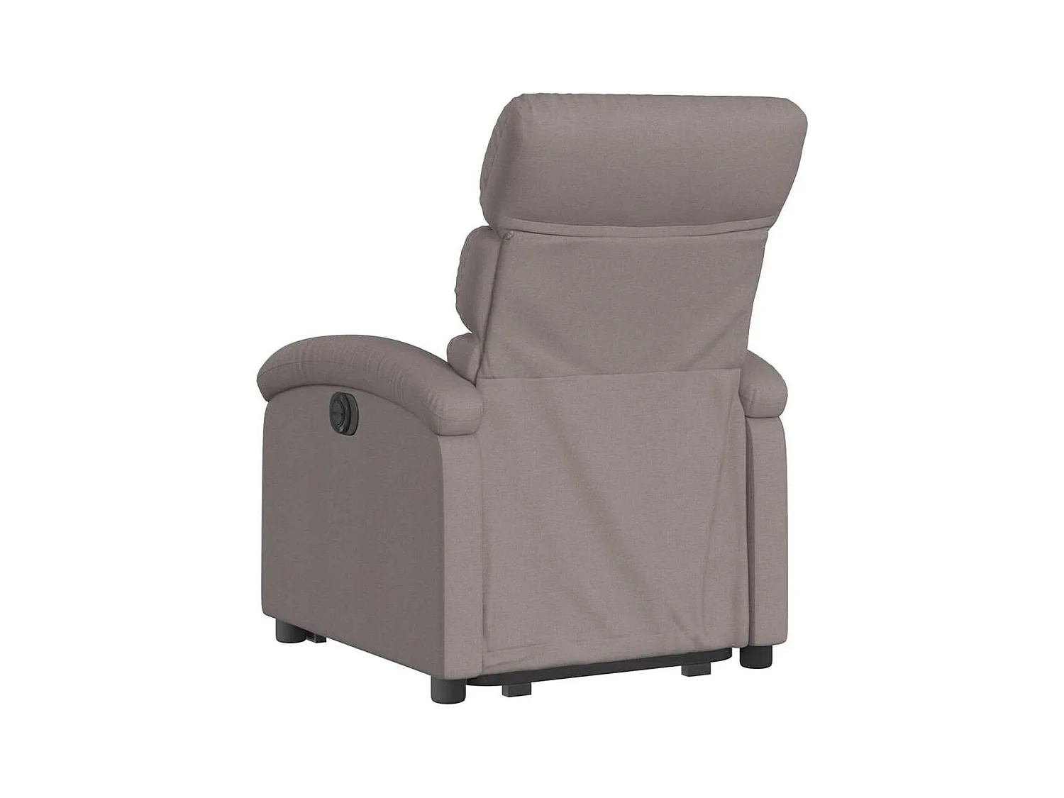 Silla de relax | Sillón eléctrico reclinable elevable de tela gris taupe SHL4598