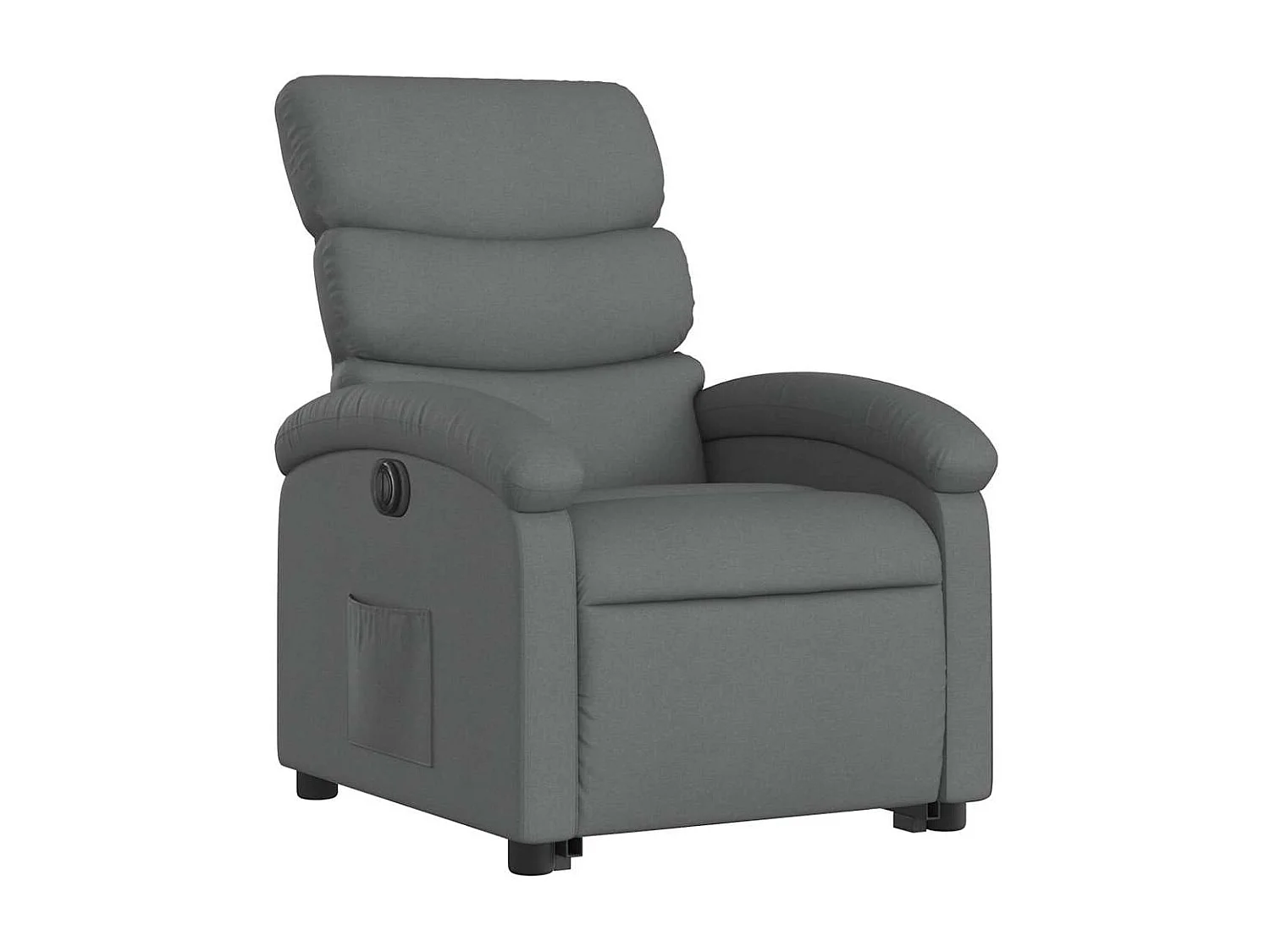 Silla de relax | Sillón eléctrico reclinable elevable de tela gris oscuro SHL9959