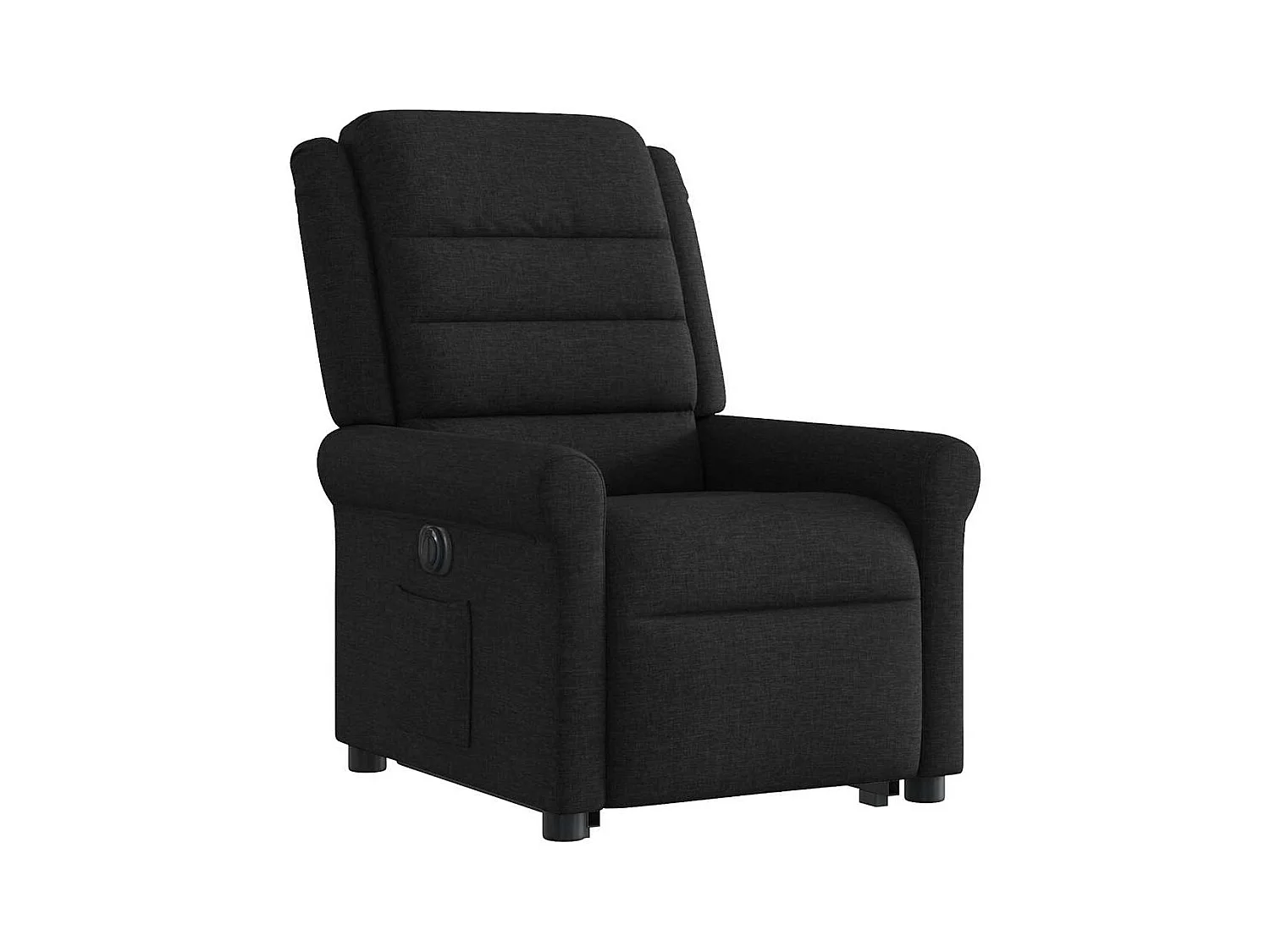 Silla de relax | Sillón eléctrico reclinable elevable de tela negro SHL7213