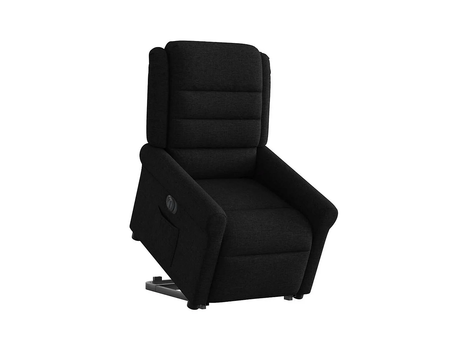 Fauteuil inclinable électrique-Chaise de relax-Fauteuil TV noir tissu SHL3084