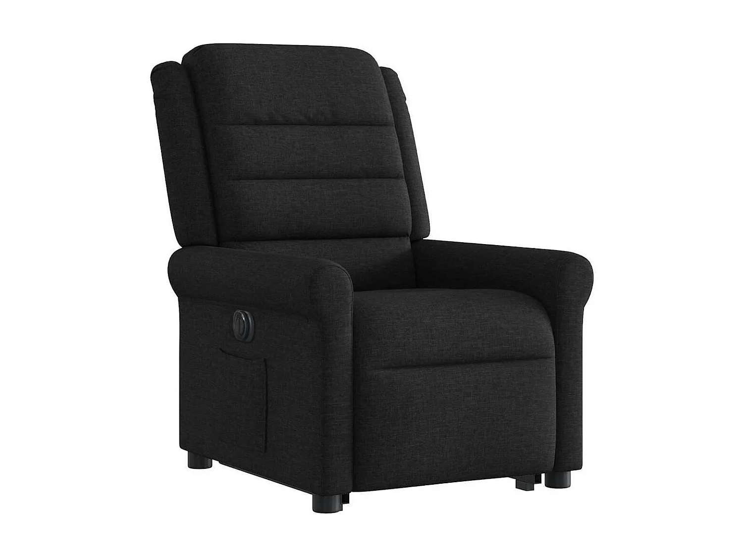 Fauteuil inclinable électrique-Chaise de relax-Fauteuil TV noir tissu SHL3084