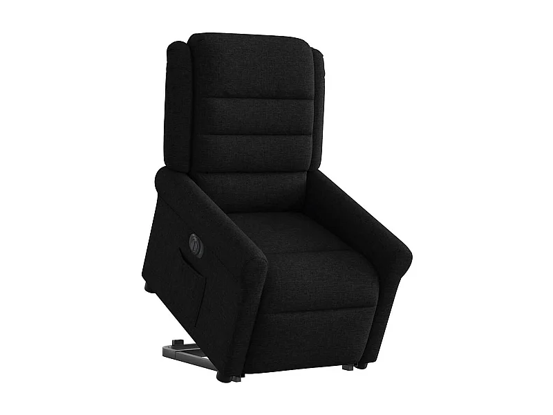 Fauteuil inclinable électrique-Chaise de relax-Fauteuil TV noir tissu SHL3084