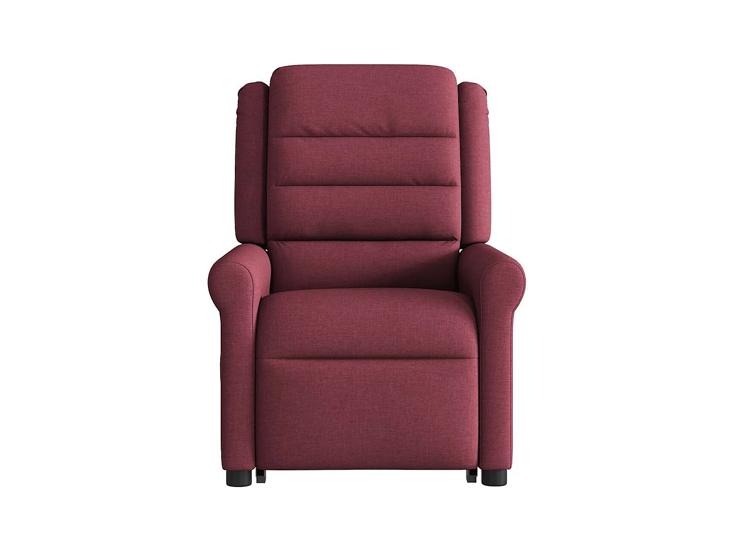 Sillón de salón | Silla | Sillón de masaje eléctrico reclinable elevable tela rojo tinto SHL7241