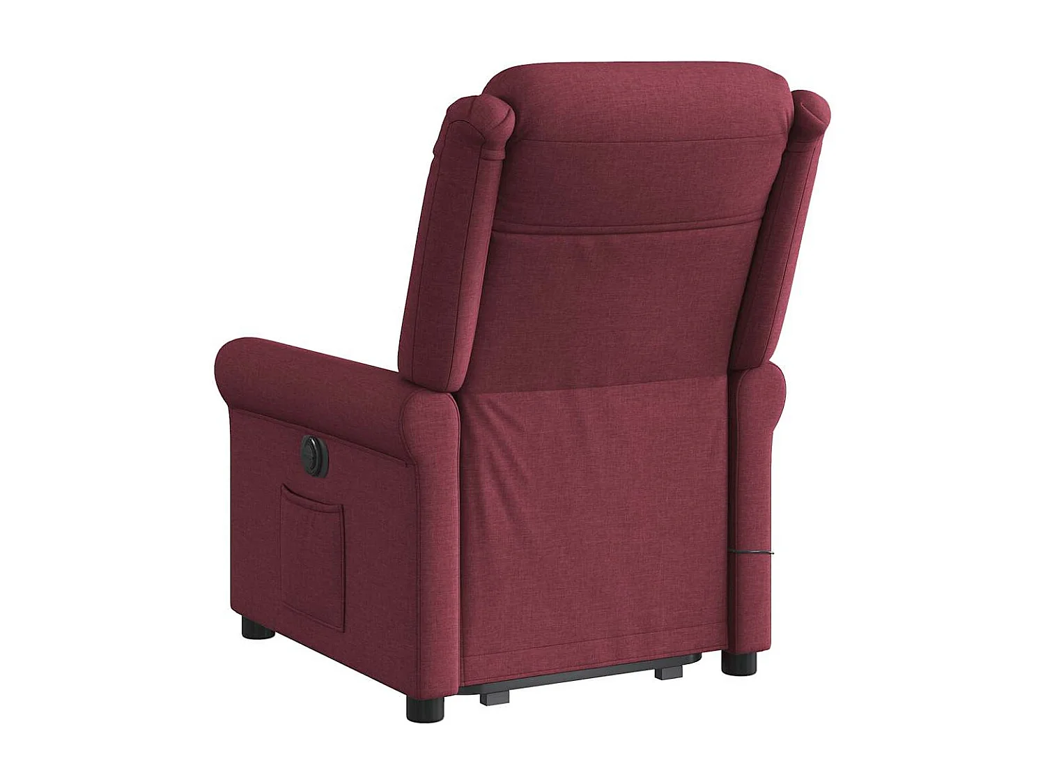 Sillón de salón | Silla | Sillón de masaje eléctrico reclinable elevable tela rojo tinto SHL7241