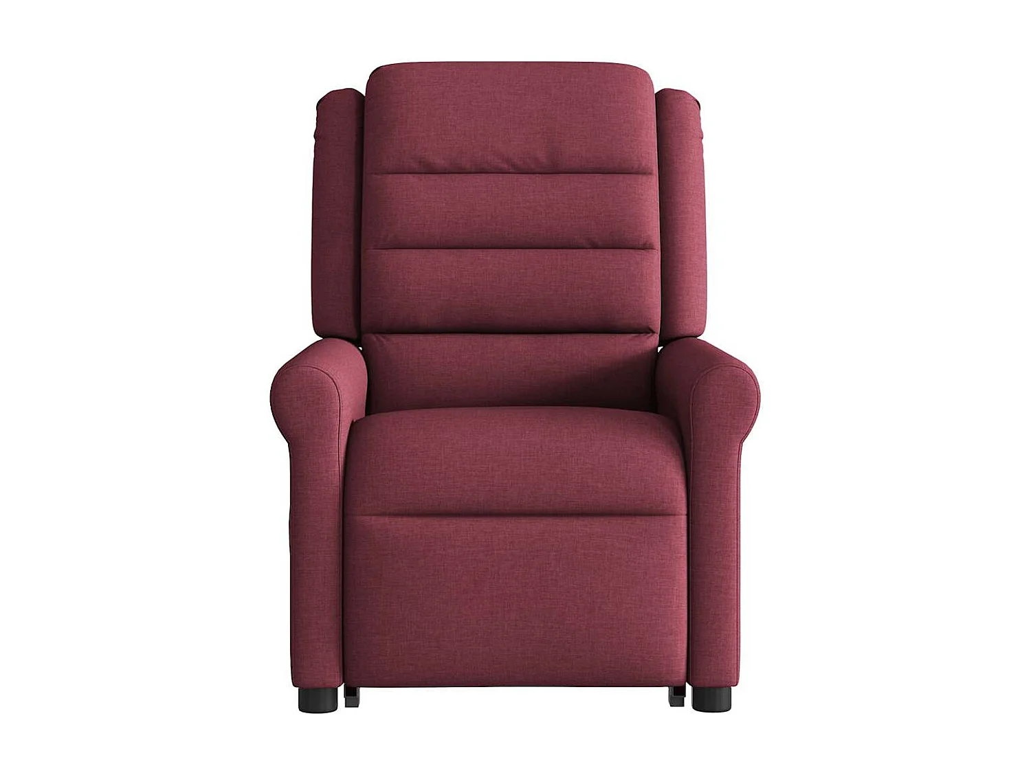 Fauteuil inclinable électrique-Chaise de relax-Fauteuil de Massage Rouge bordeaux Tissu SHL1645