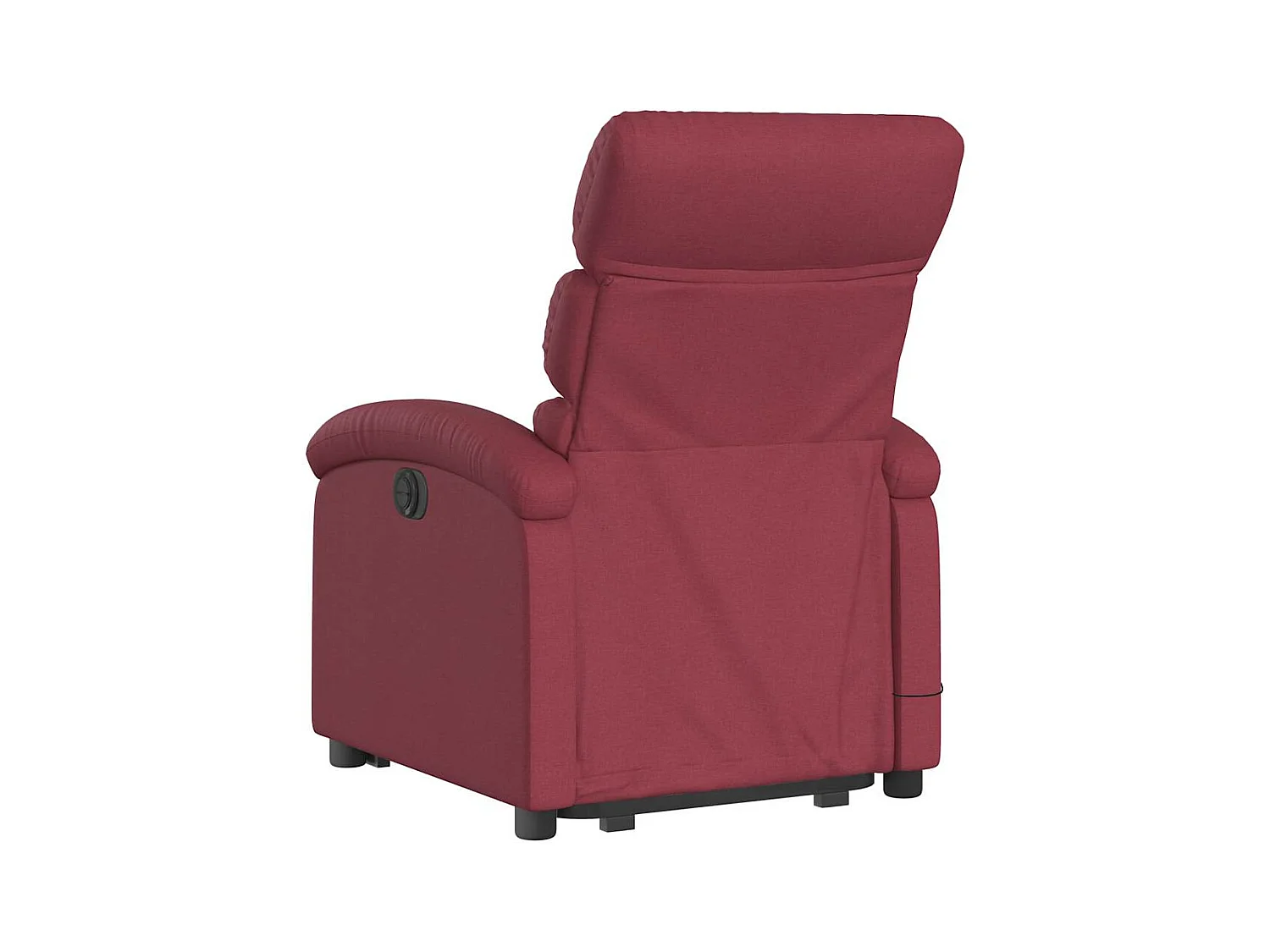 Sillón de relax | Sillón reclinable de masaje elevable tela rojo tinto SHL6571