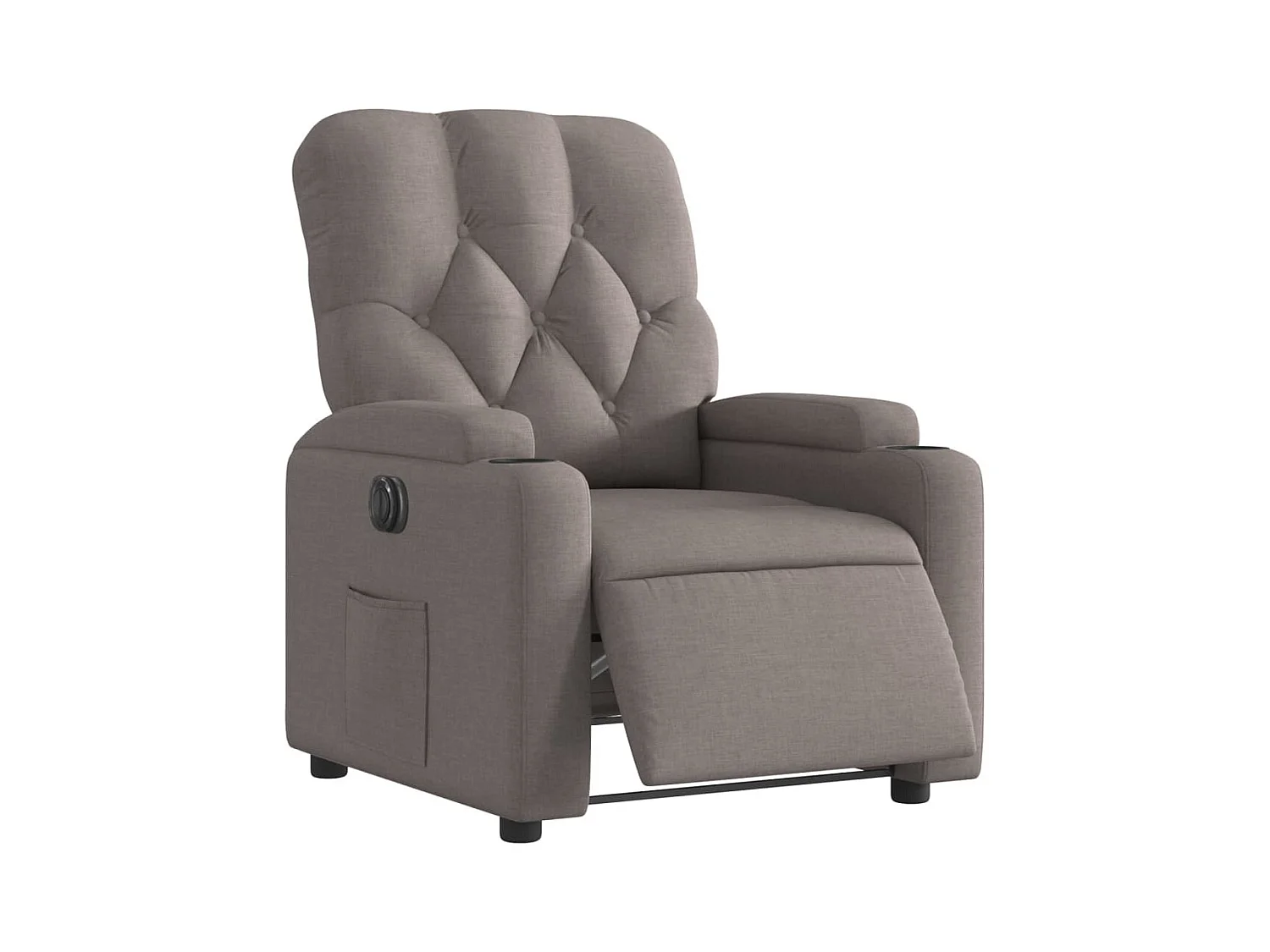 Sillón de relax | Silla | Sillón reclinable eléctrico tela gris taupé SHL5923