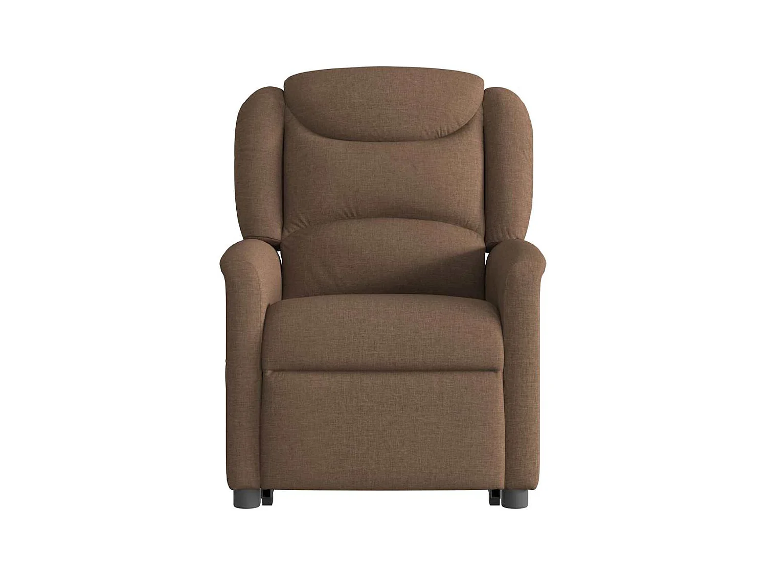 Poltrona Confortável | Poltrona reclinável elevatória tecido castanho SHL176816