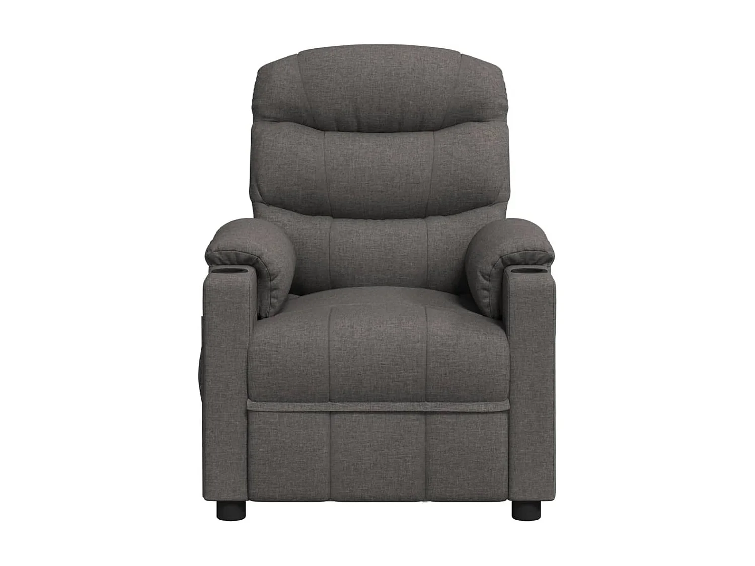 Relaxsessel Elektrisch | Lounge Sessel indoor Dunkelgrau Stoff SHL62862
