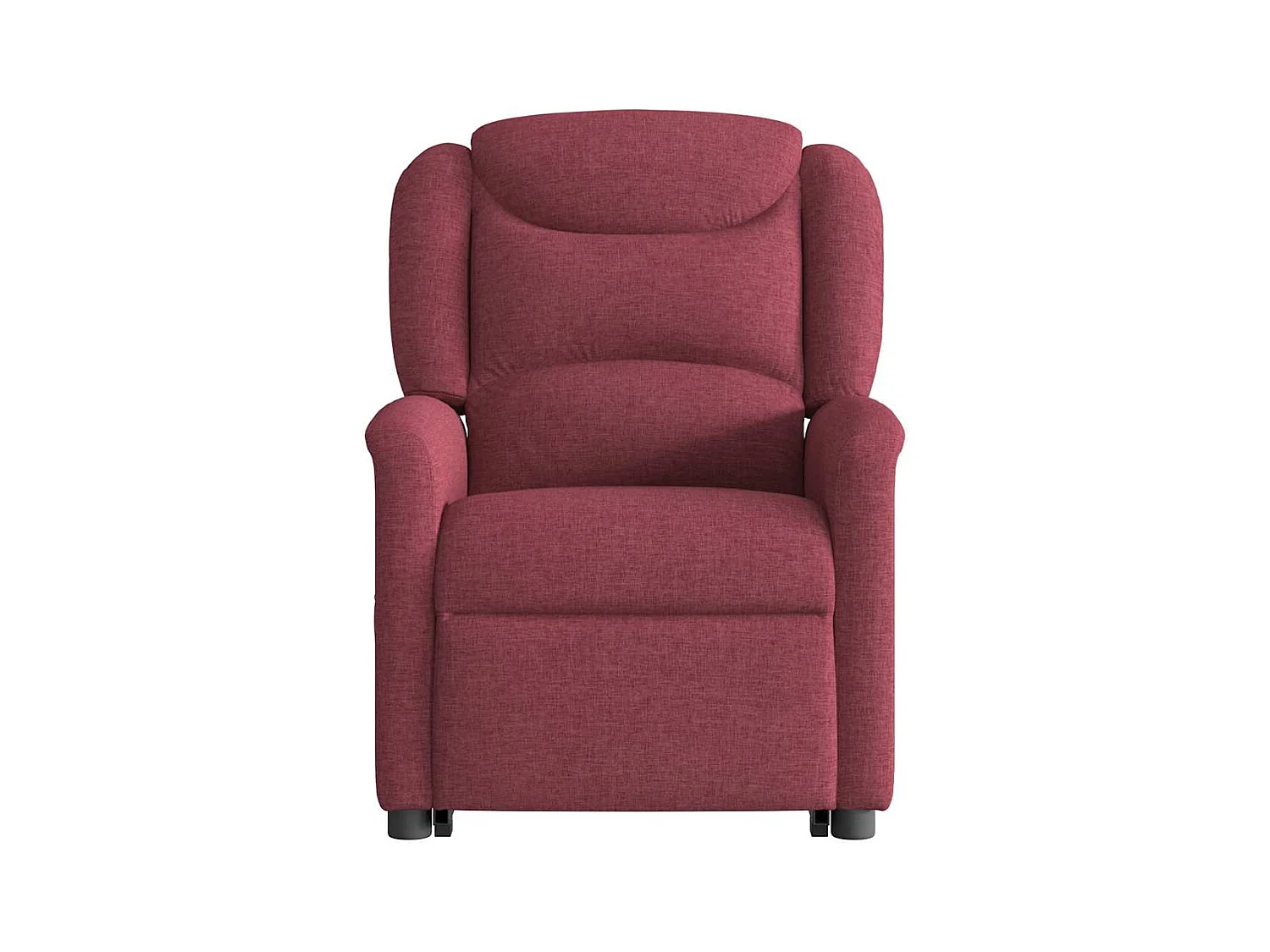 Sillón de relax | Silla | Sillón reclinable elevable tela rojo tinto SHL4659