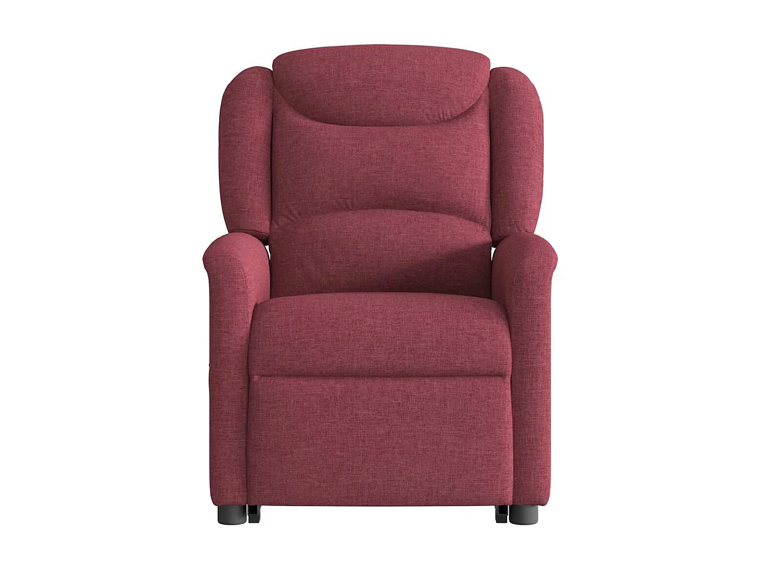 Fauteuil inclinable-Chaise de relax-Fauteuil TV rouge bordeaux tissu SHL3542