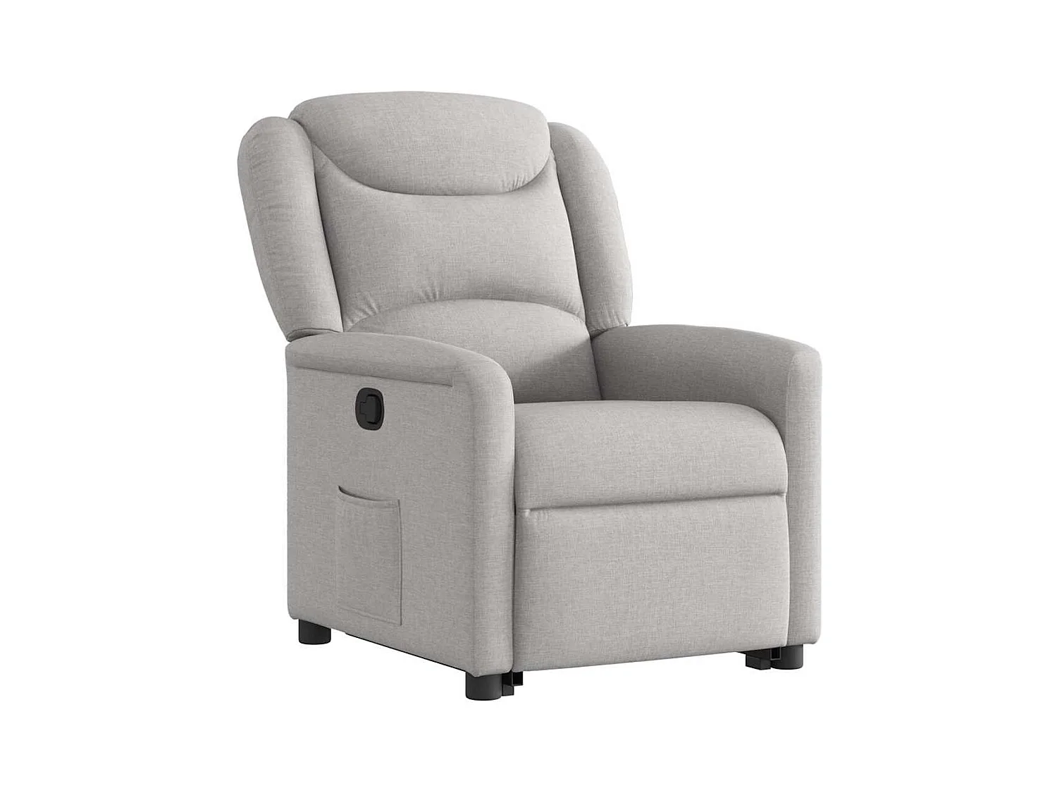 Sillón de relax | Silla | Sillón reclinable elevable de tela gris nube SHL5150