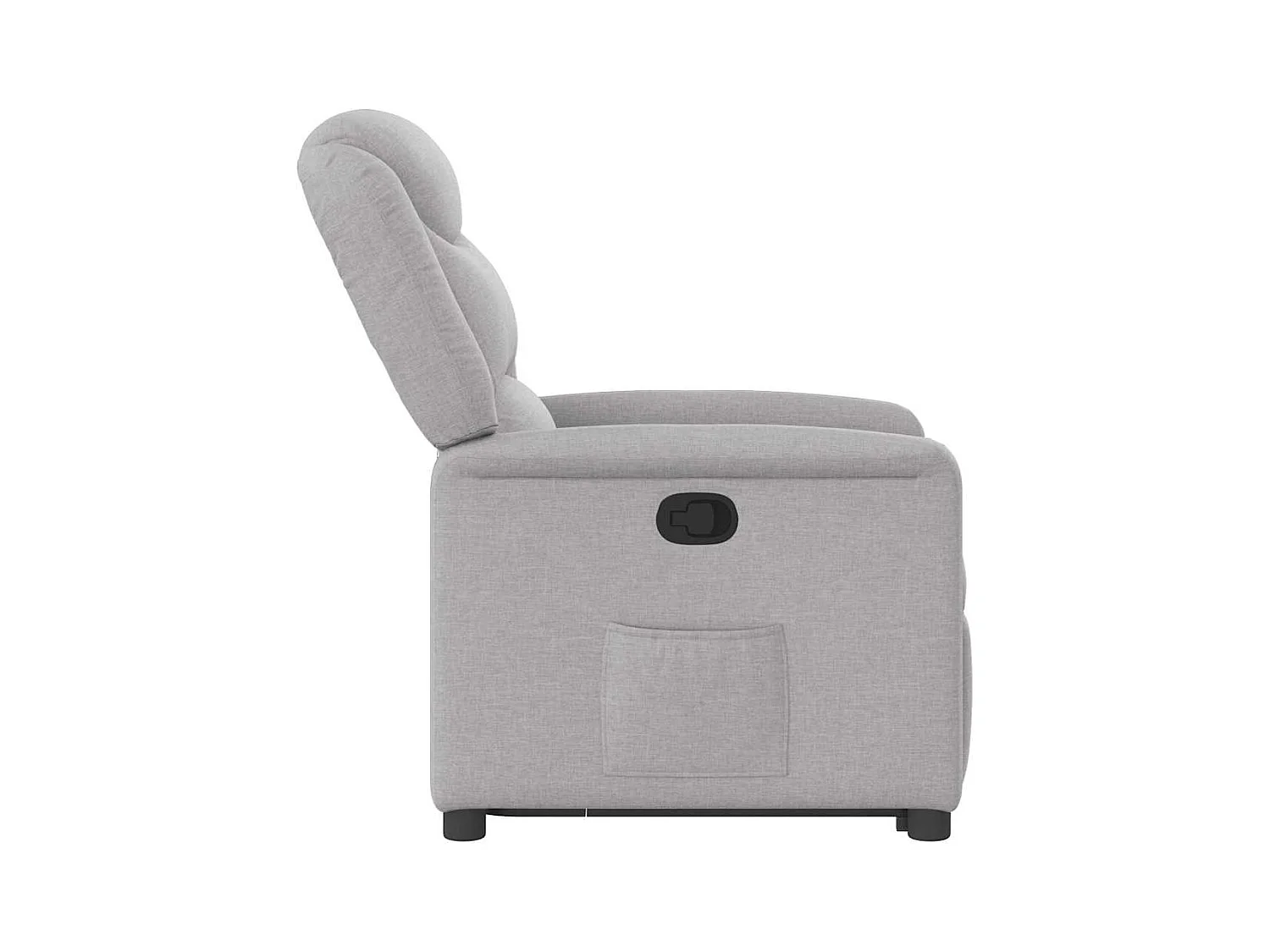 Sillón de relax | Silla | Sillón reclinable elevable de tela gris nube SHL5150