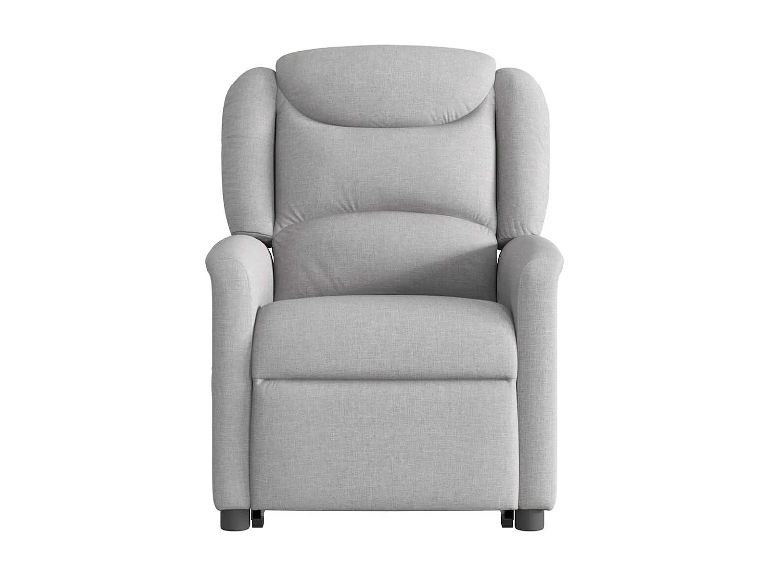 Fauteuil inclinable-Chaise de relax-Fauteuil TV gris nuage tissu SHL4752