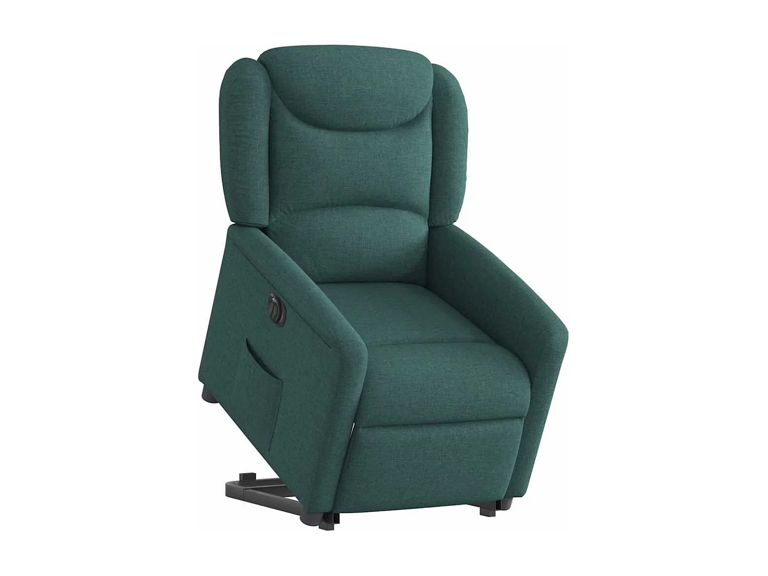 Fauteuil inclinable électrique-Chaise de relax-Fauteuil TV vert foncé tissu SHL1104