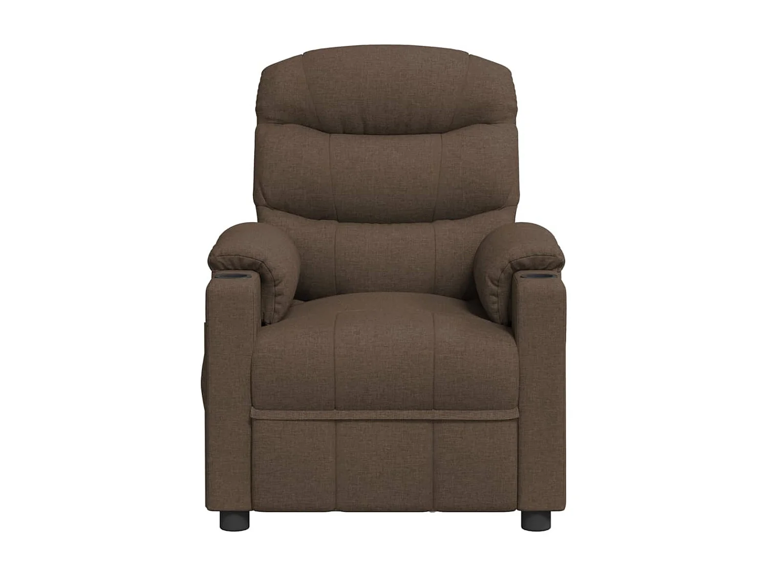 Fauteuil inclinable électrique-Chaise de relax-Fauteuil salon Marron Tissu SHL3177