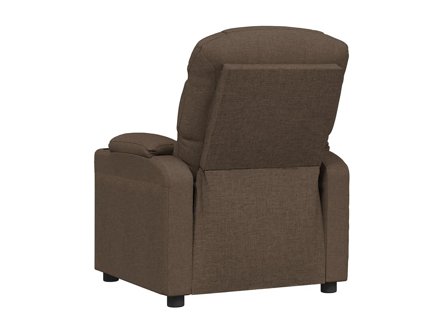 Fauteuil inclinable électrique-Chaise de relax-Fauteuil salon Marron Tissu SHL3177