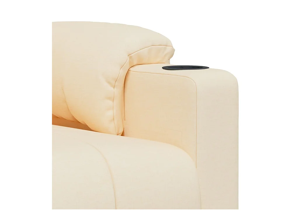 Sillón de relax | Silla | Sillón reclinable eléctrico de tela crema SHL6124