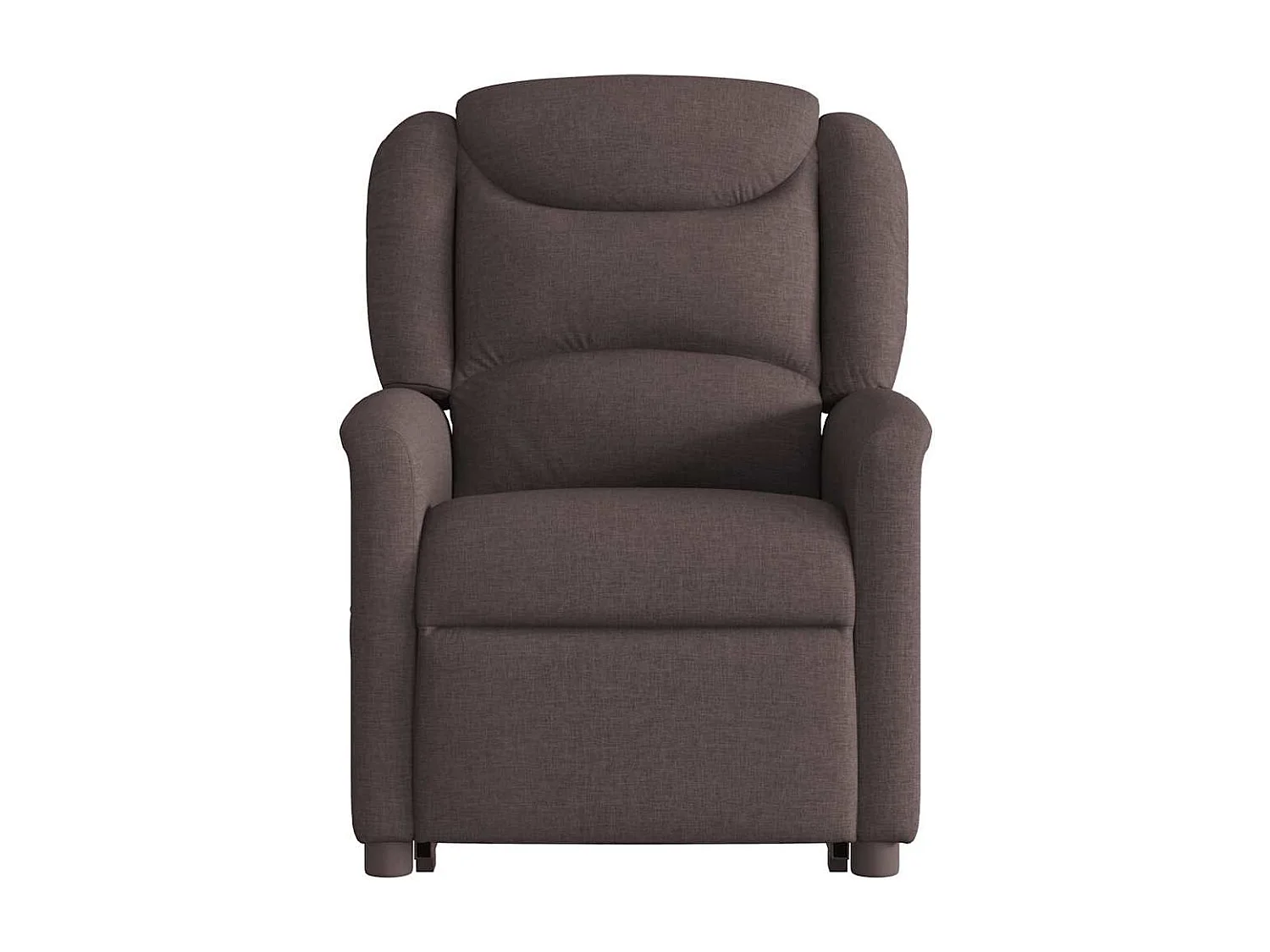Fauteuil inclinable électrique-Chaise de relax-Fauteuil TV marron foncé tissu SHL2478