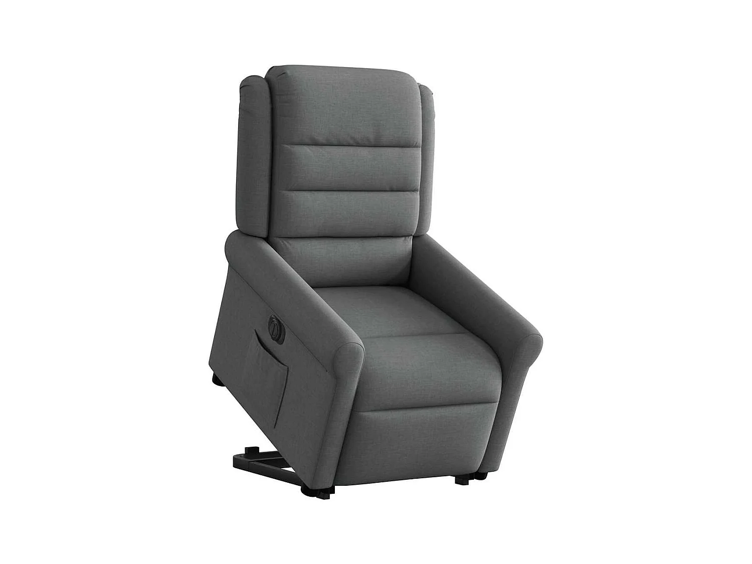 Fauteuil inclinable électrique-Chaise de relax-Fauteuil TV gris foncé tissu SHL1010