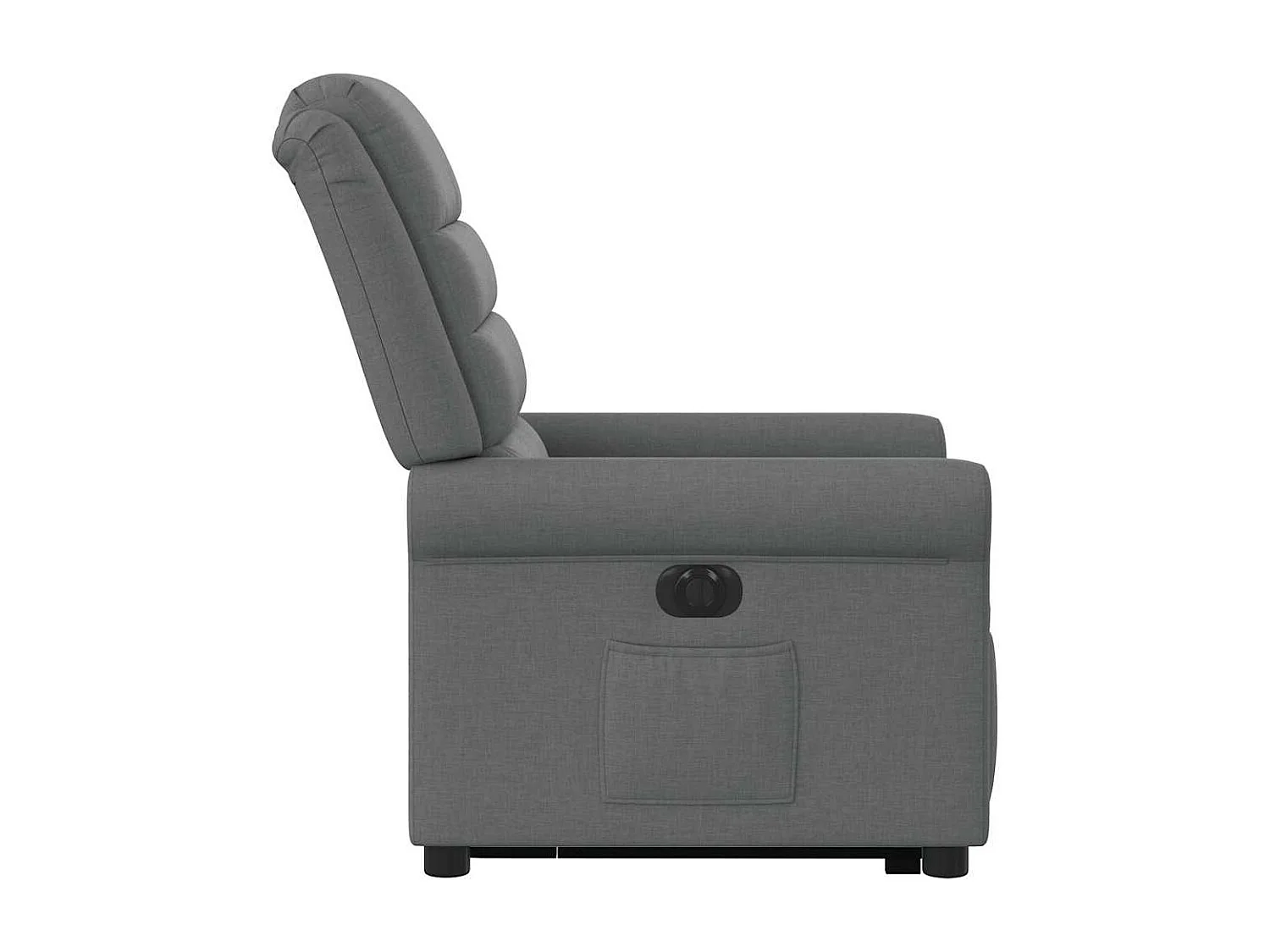 Fauteuil inclinable électrique-Chaise de relax-Fauteuil TV gris foncé tissu SHL1010