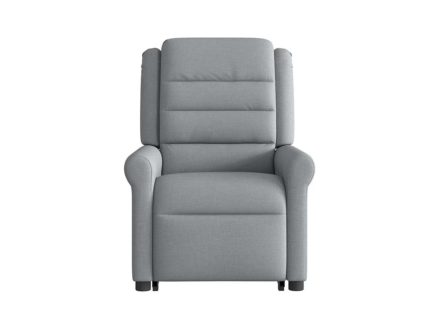 Fauteuil inclinable-Chaise de relax-Fauteuil de Massage Gris clair Tissu SHL2339