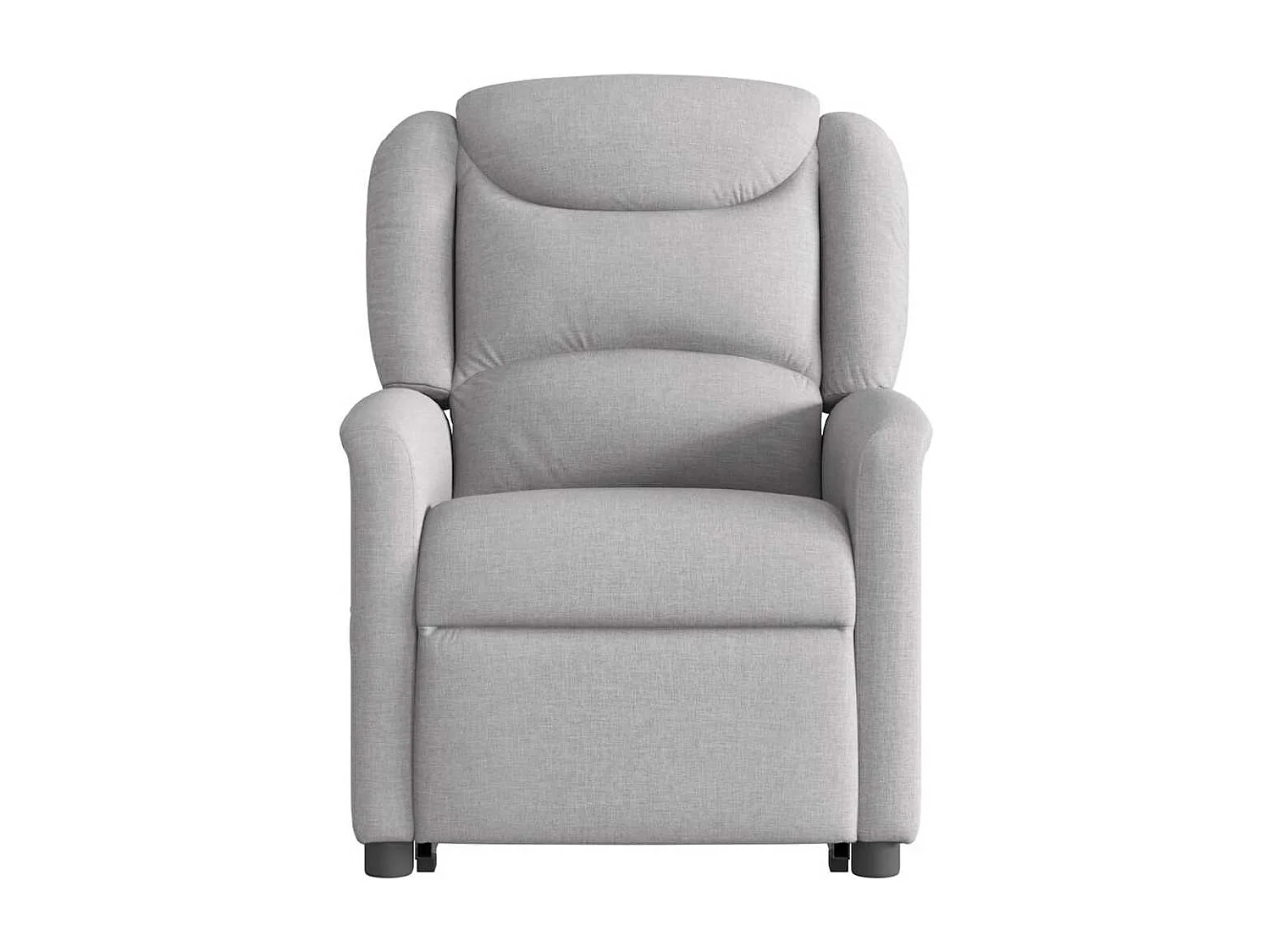 Fauteuil inclinable-Chaise de relax-Fauteuil de Massage gris nuage tissu SHL3871