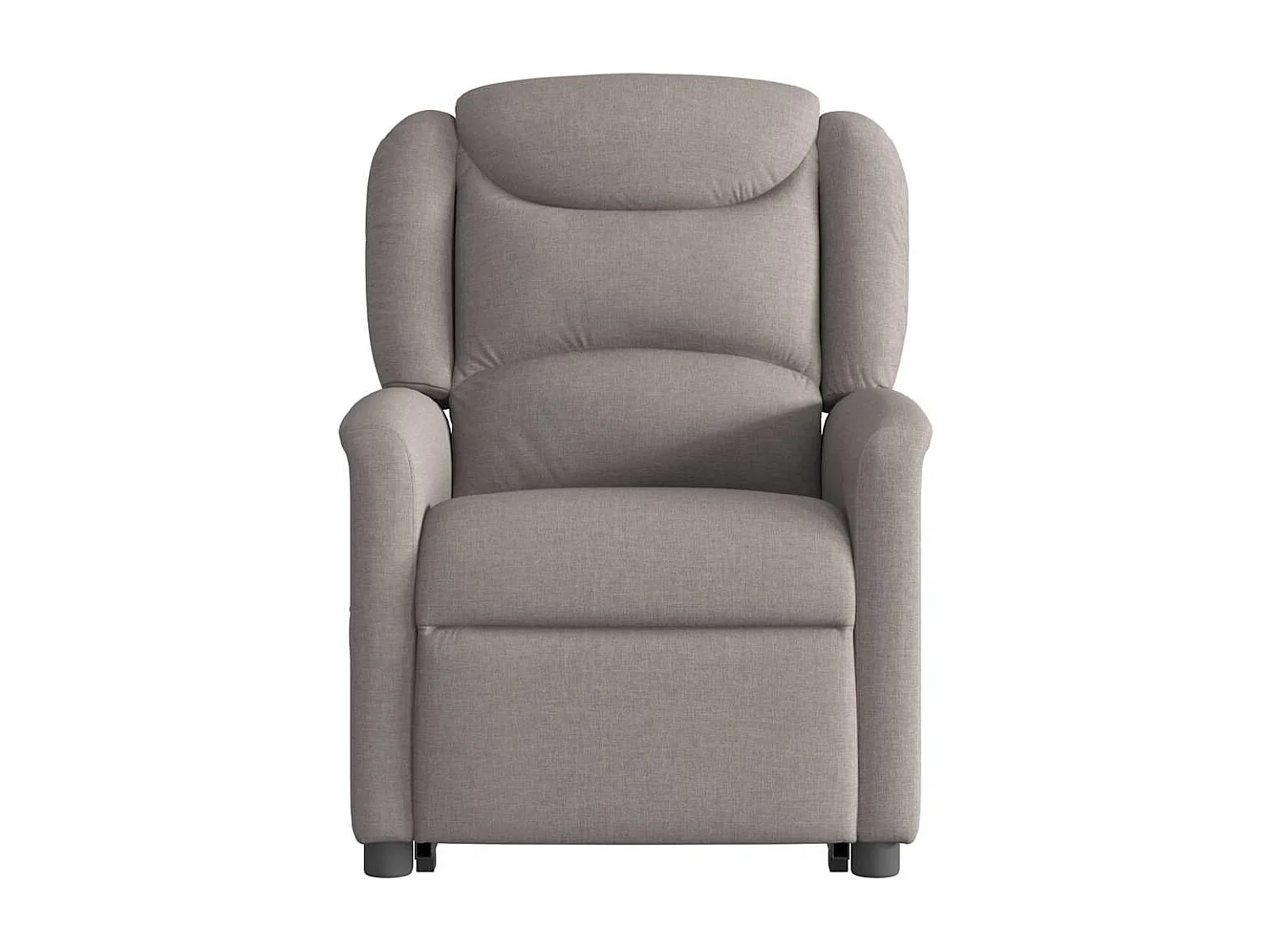 Fauteuil inclinable électrique-Chaise de relax-Fauteuil de Massage Taupe Tissu SHL4389