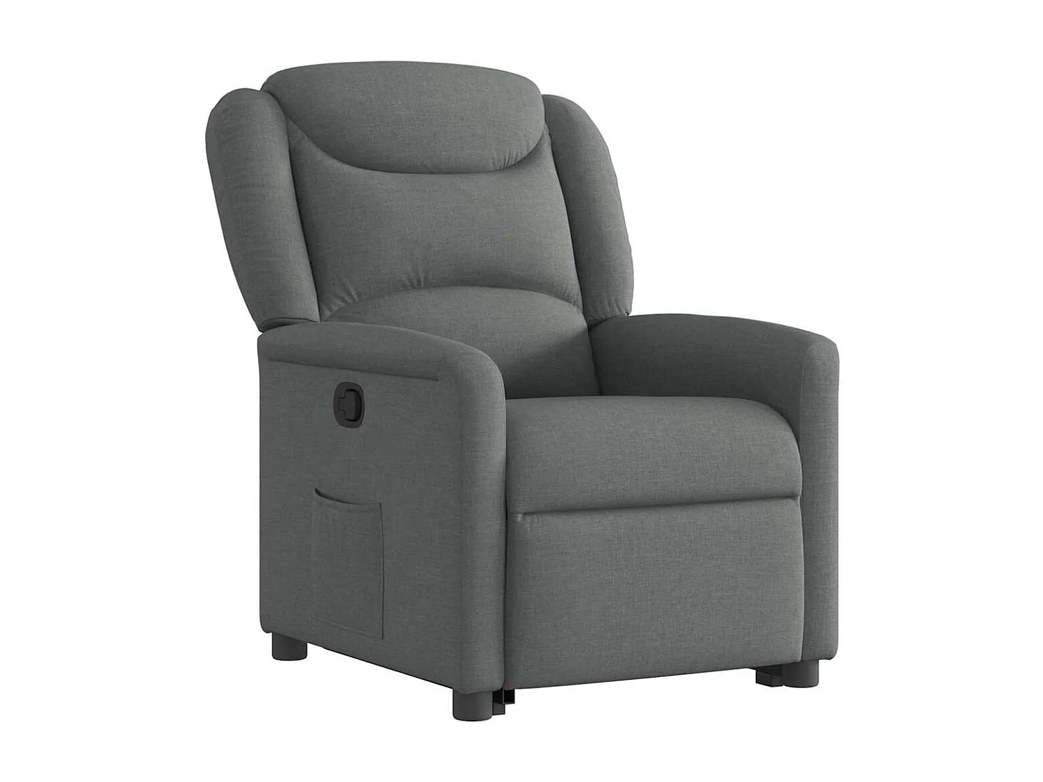 Sillón de relax | Silla | Sillón reclinable elevable de tela gris oscuro SHL6919