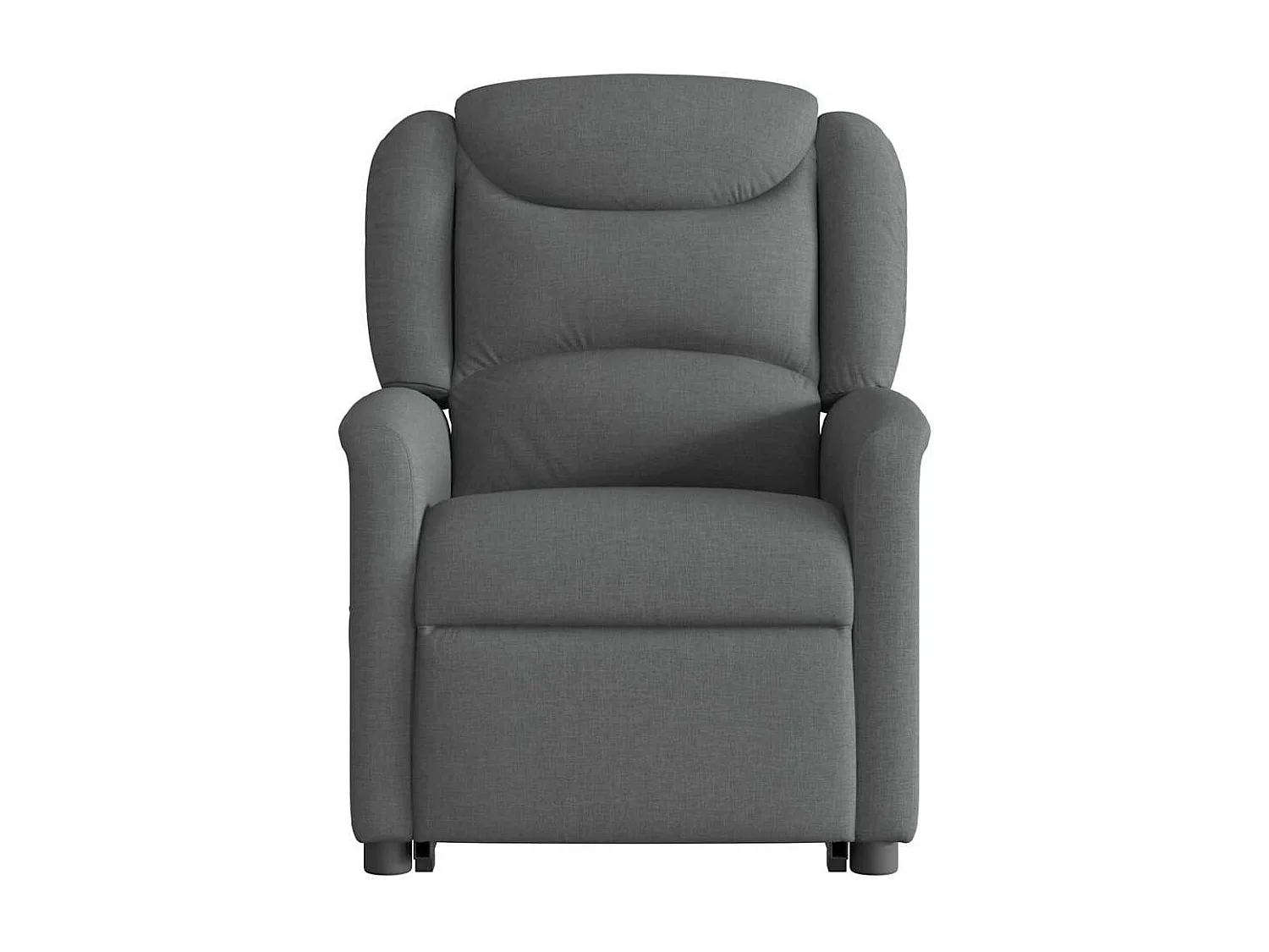 Fauteuil inclinable-Chaise de relax-Fauteuil TV Gris foncé Tissu SHL2724
