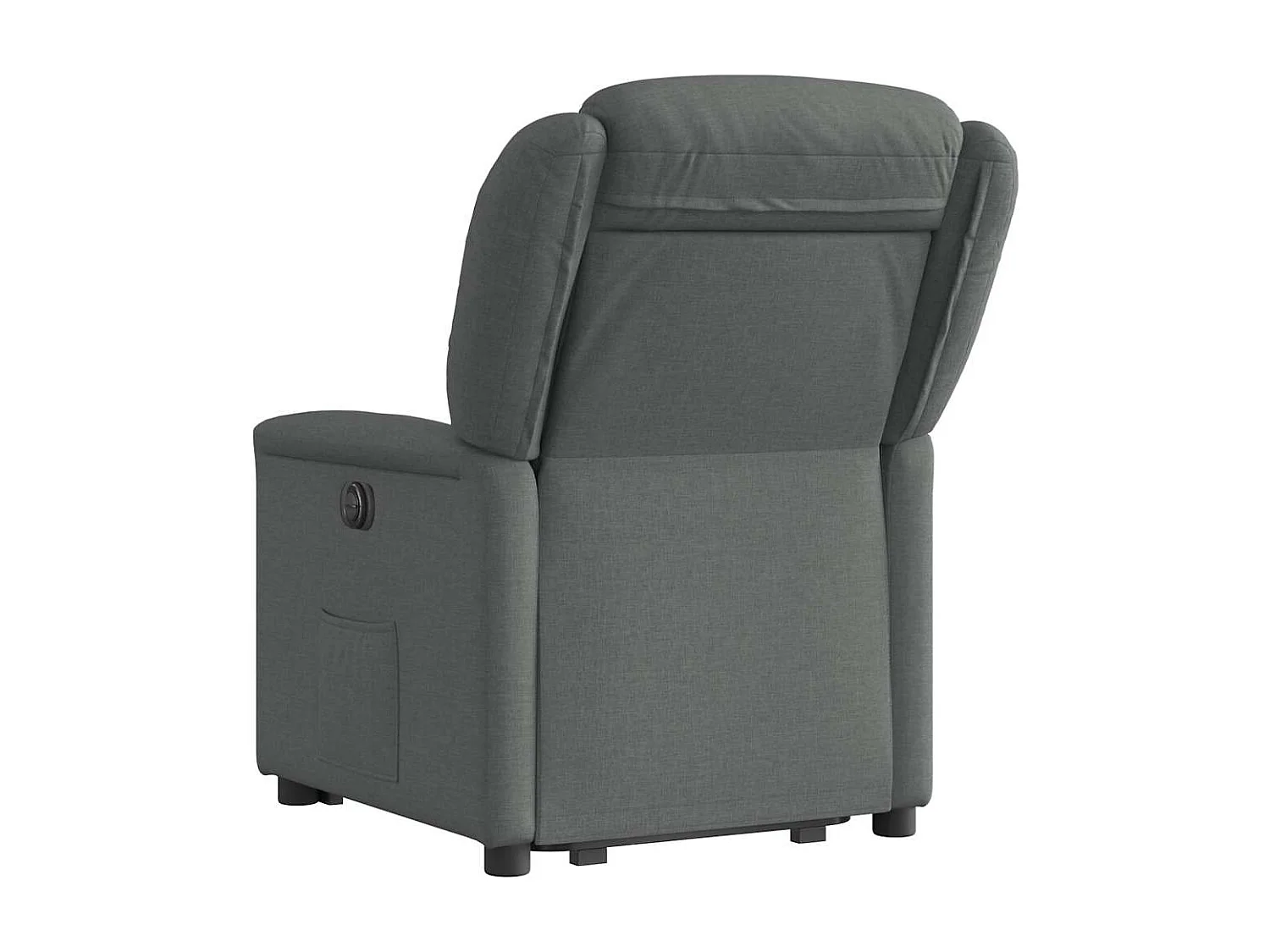 Fauteuil inclinable-Chaise de relax-Fauteuil TV Gris foncé Tissu SHL2724
