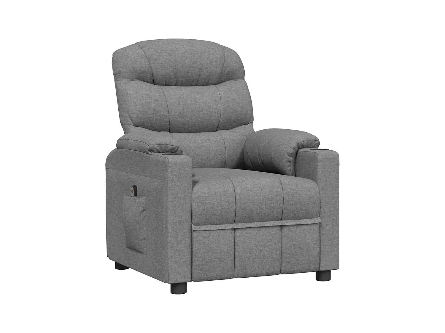 Sillón de relax | Silla | Sillón reclinable eléctrico tela gris claro SHL7625