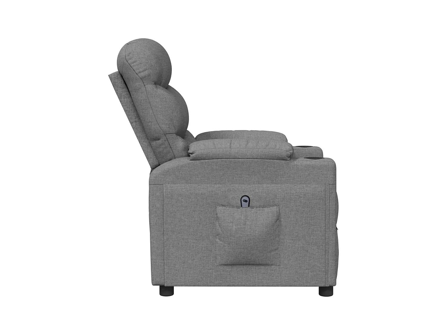 Sillón de relax | Silla | Sillón reclinable eléctrico tela gris claro SHL7625