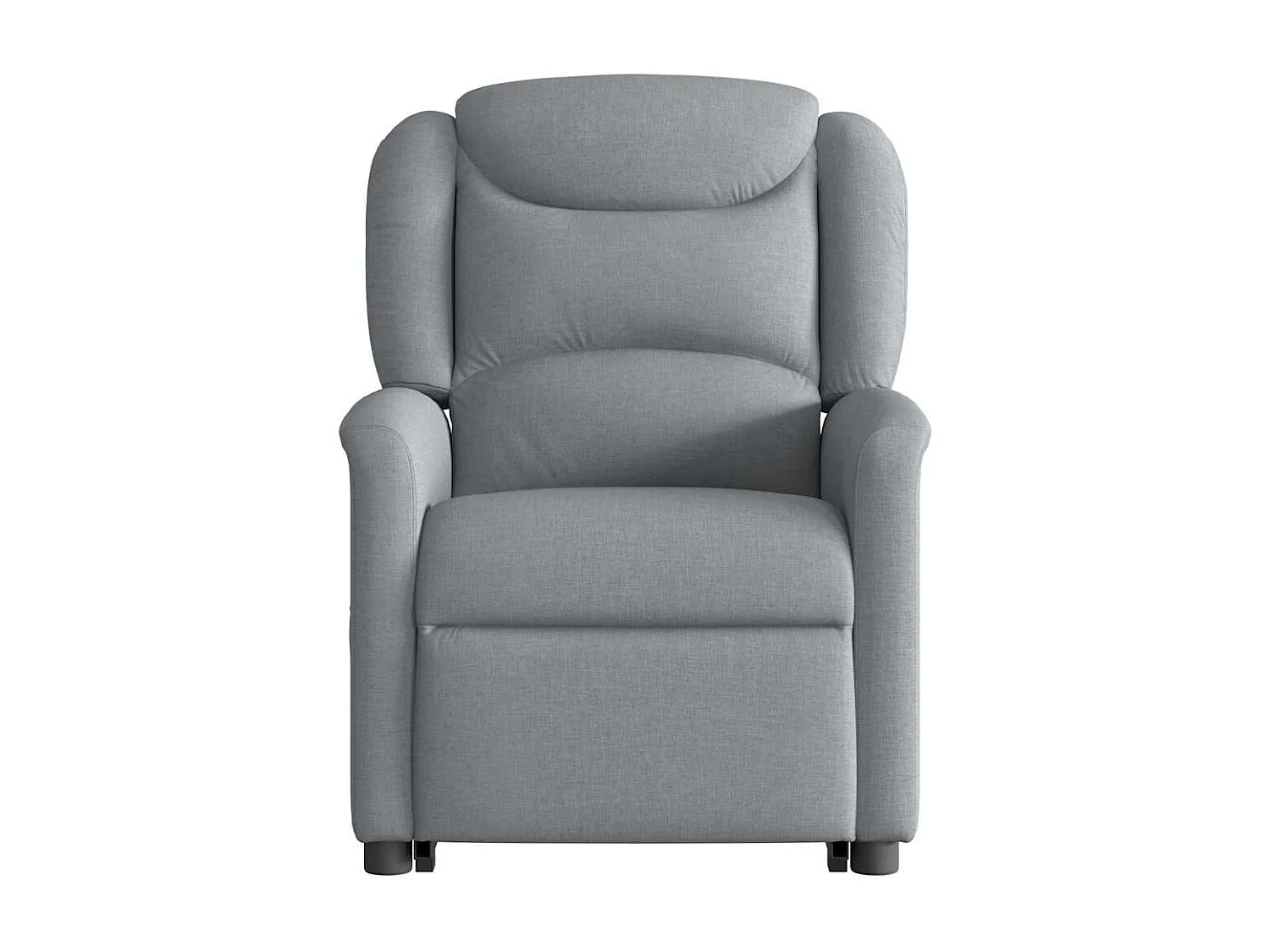 Fauteuil inclinable-Chaise de relax-Fauteuil de Massage Gris clair Tissu SHL5394