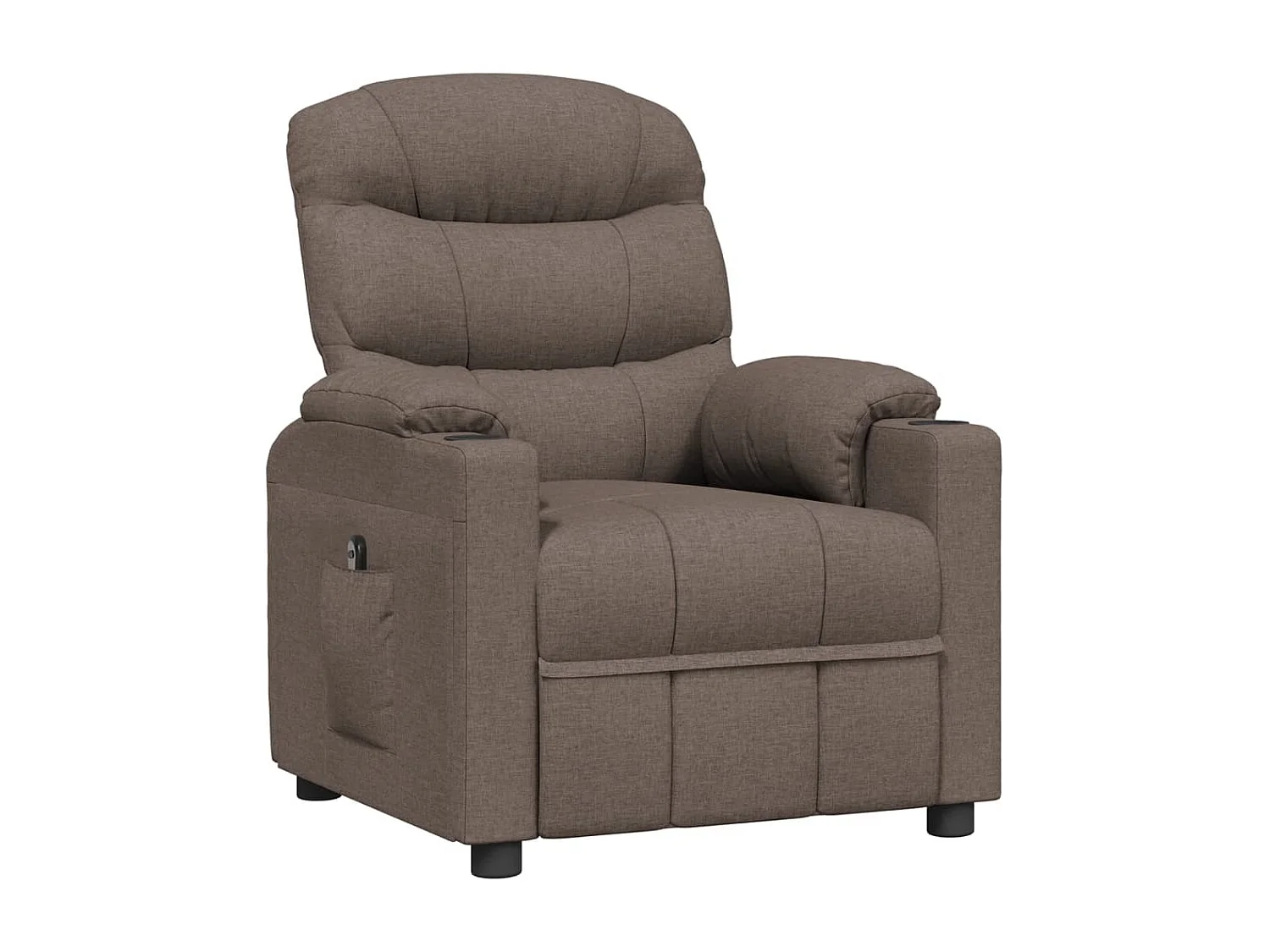 Fauteuil inclinable électrique-Chaise de relax-Fauteuil salon Taupe Tissu SHL1442
