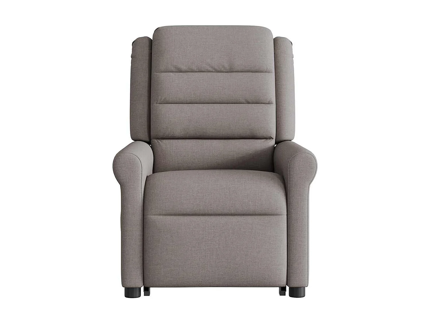 Fauteuil inclinable-Chaise de relax-Fauteuil de Massage Taupe Tissu SHL4663
