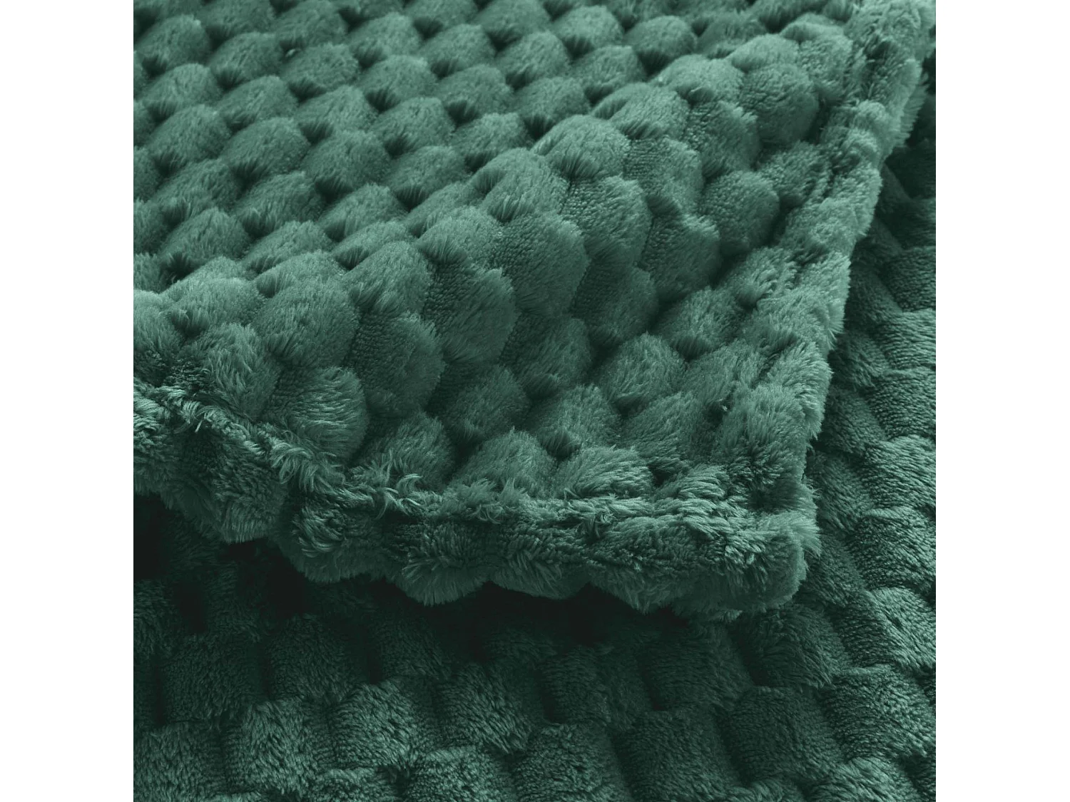 Plaid polaire cocooning 125x150 cèdre Mini Frosty