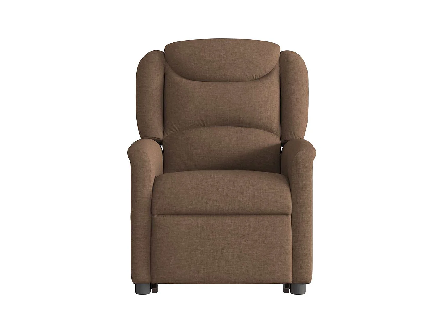 Silla de relax | Sillón eléctrico reclinable elevable de tela marrón SHL3052
