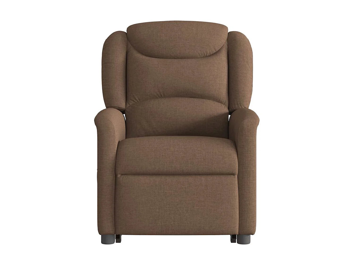 Fauteuil inclinable électrique-Chaise de relax-Fauteuil TV marron tissu SHL4060