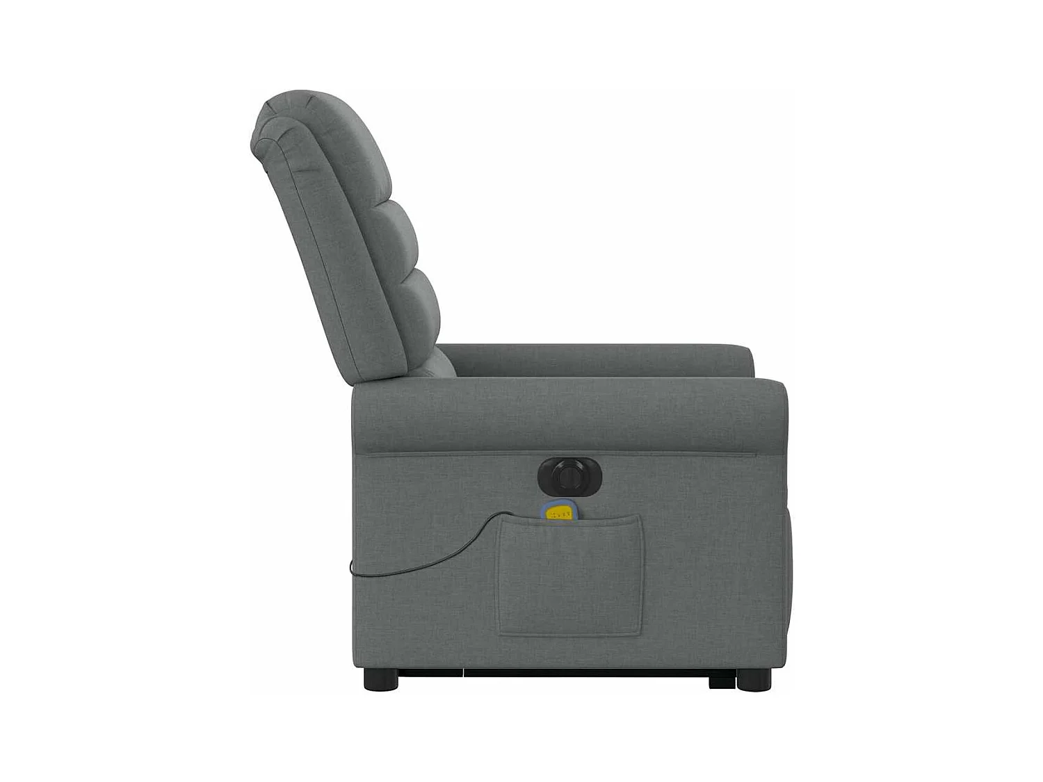 Sillón de salón | Silla | Sillón de masaje eléctrico reclinable elevable tela gris oscuro SHL8829