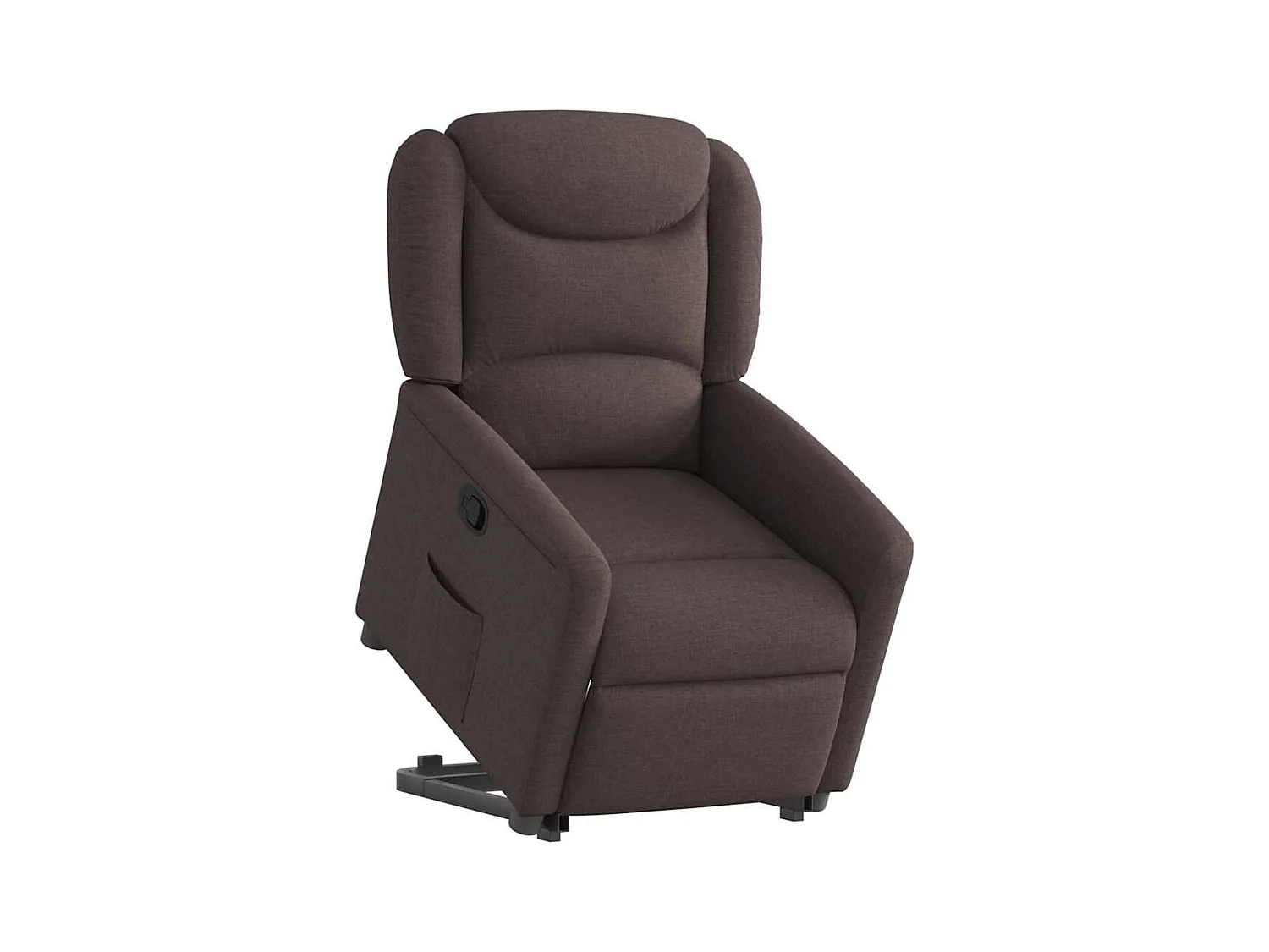 Sillón de relax | Silla | Sillón reclinable elevable tela marrón oscuro SHL5001