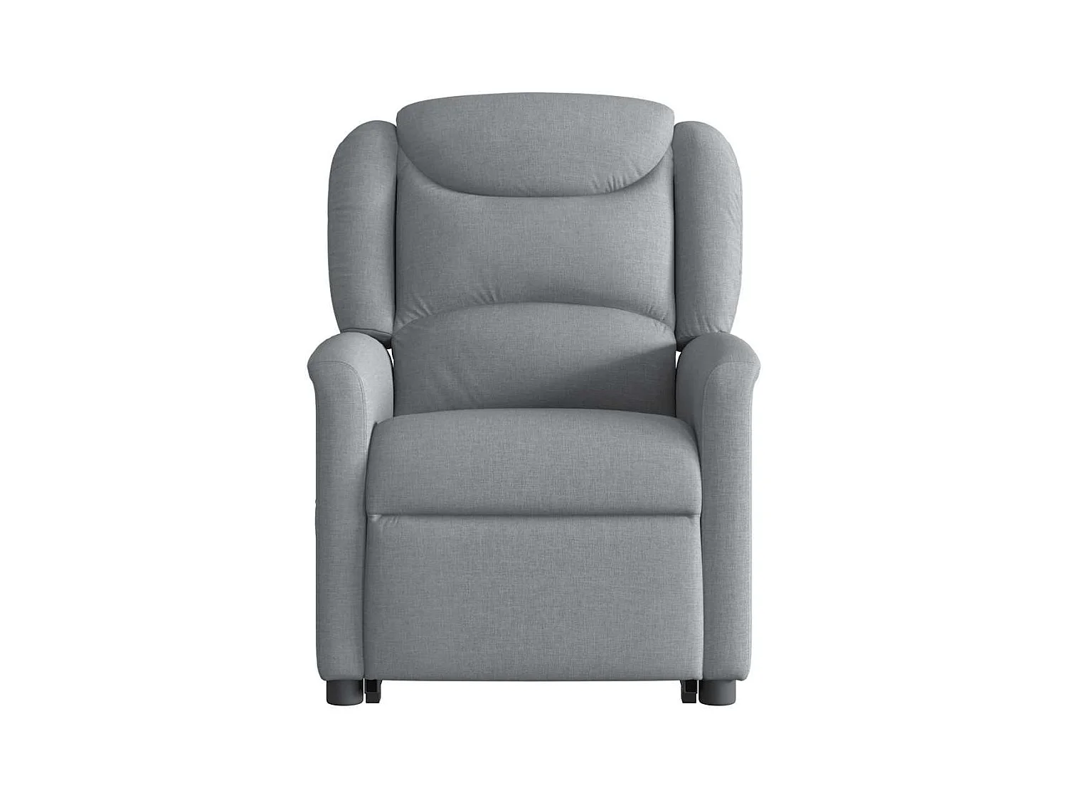 Fauteuil inclinable électrique-Chaise de relax-Fauteuil de Massage Gris clair Tissu SHL2582