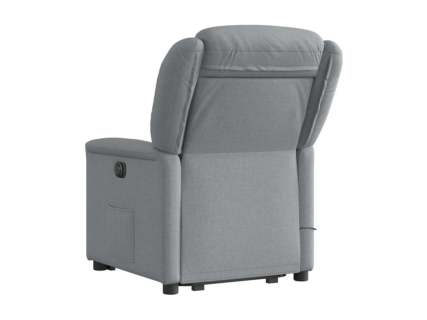 Fauteuil inclinable électrique-Chaise de relax-Fauteuil de Massage Gris clair Tissu SHL2582