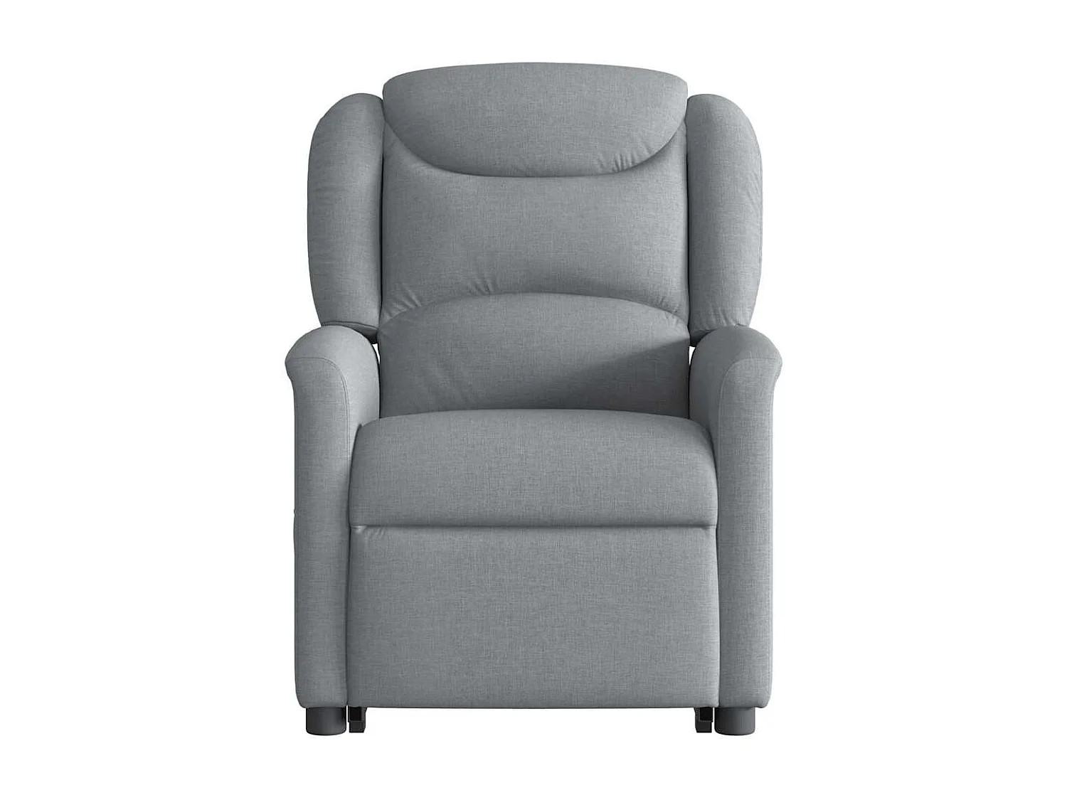 Fauteuil inclinable électrique-Chaise de relax-Fauteuil de Massage Gris clair Tissu SHL2582